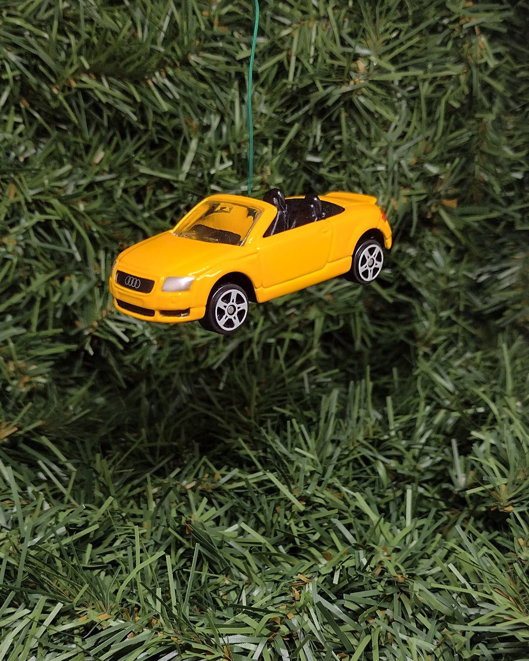 AUDI TT Roadster Christmas Ornament Unique Gift Idea Xmas Tree Decoration Yellow