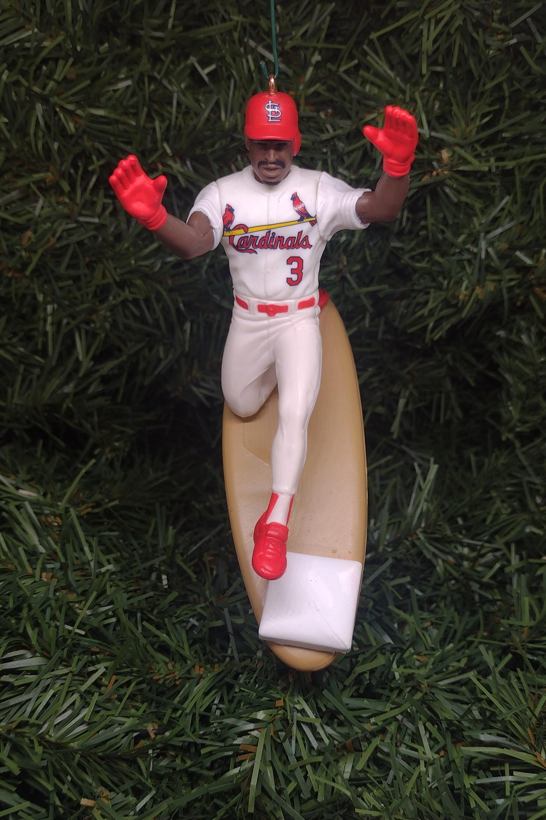 SAINT LOUIS CARDINALS Christmas Ornaments Vince Coleman-Rick Ankiel-Ray Lankford Unique Gift Idea Mlb Baseball figure Xmas Tree Decoration