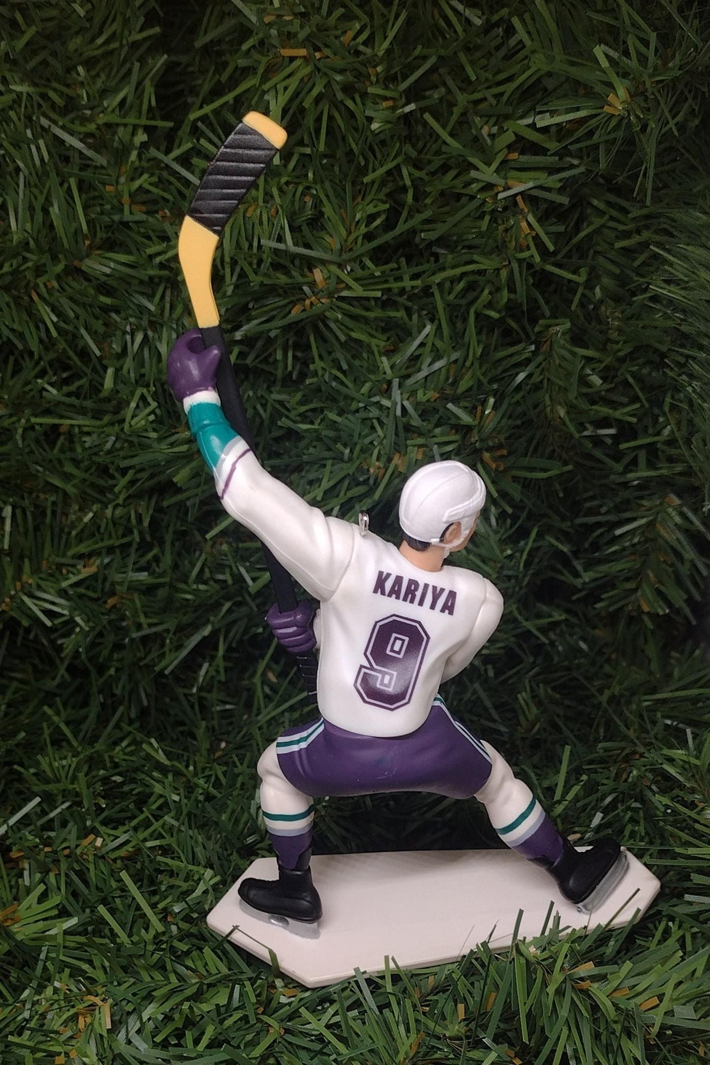 ANAHEIM DUCKS Ornament Christmas Gift idea Paul Kariya/Bob Corkum/Teemu Selanne Xmas NHL hockey figure unique present