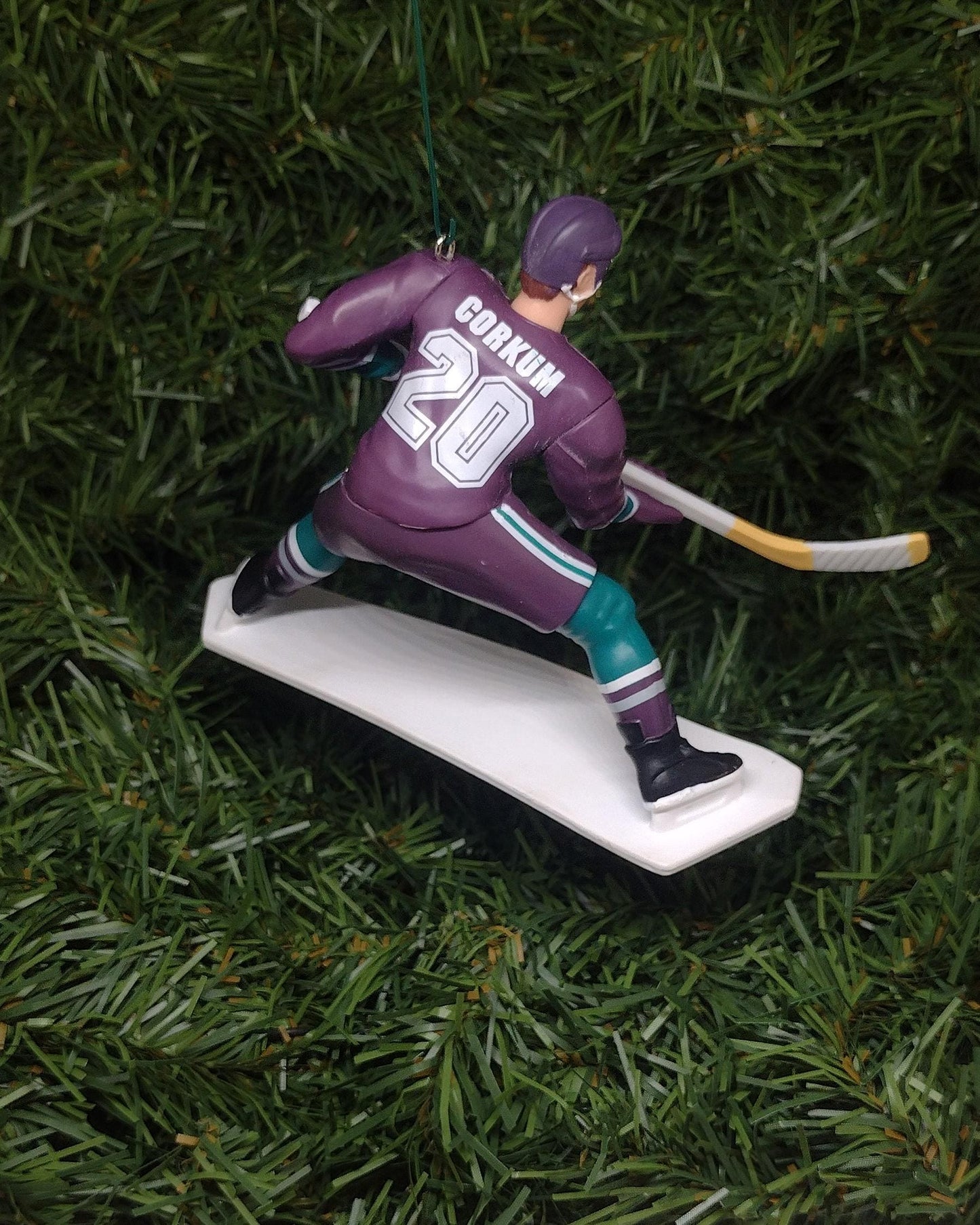 ANAHEIM DUCKS Ornament Christmas Gift idea Paul Kariya/Bob Corkum/Teemu Selanne Xmas NHL hockey figure unique present