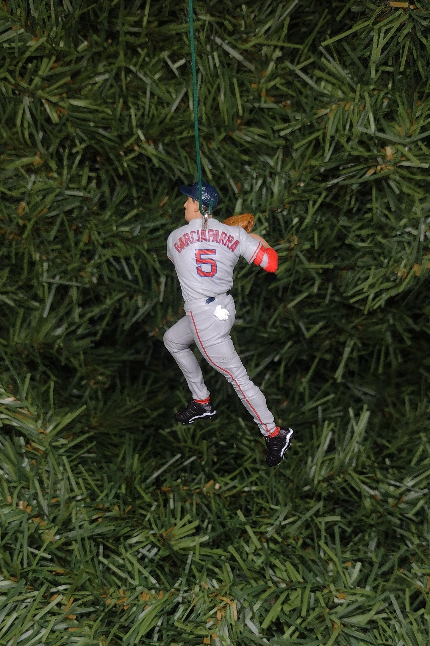 BOSTON RED SOX Christmas Ornament Nomar Garciaparra Unique Gift Idea Mlb Baseball Figure Xmas Tree Decoration