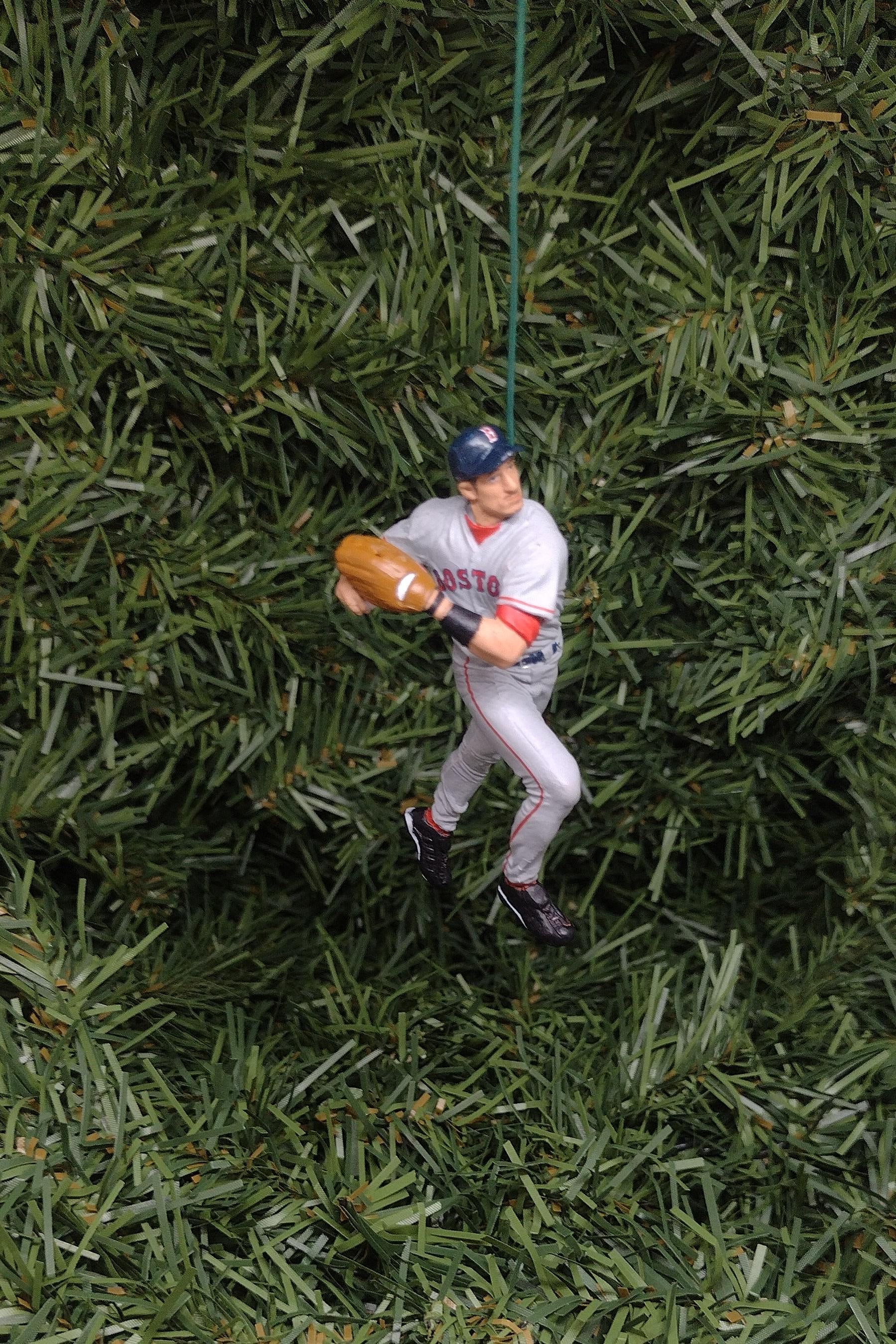 BOSTON RED SOX Christmas Ornament Nomar Garciaparra Unique Gift Idea Mlb Baseball Figure Xmas Tree Decoration