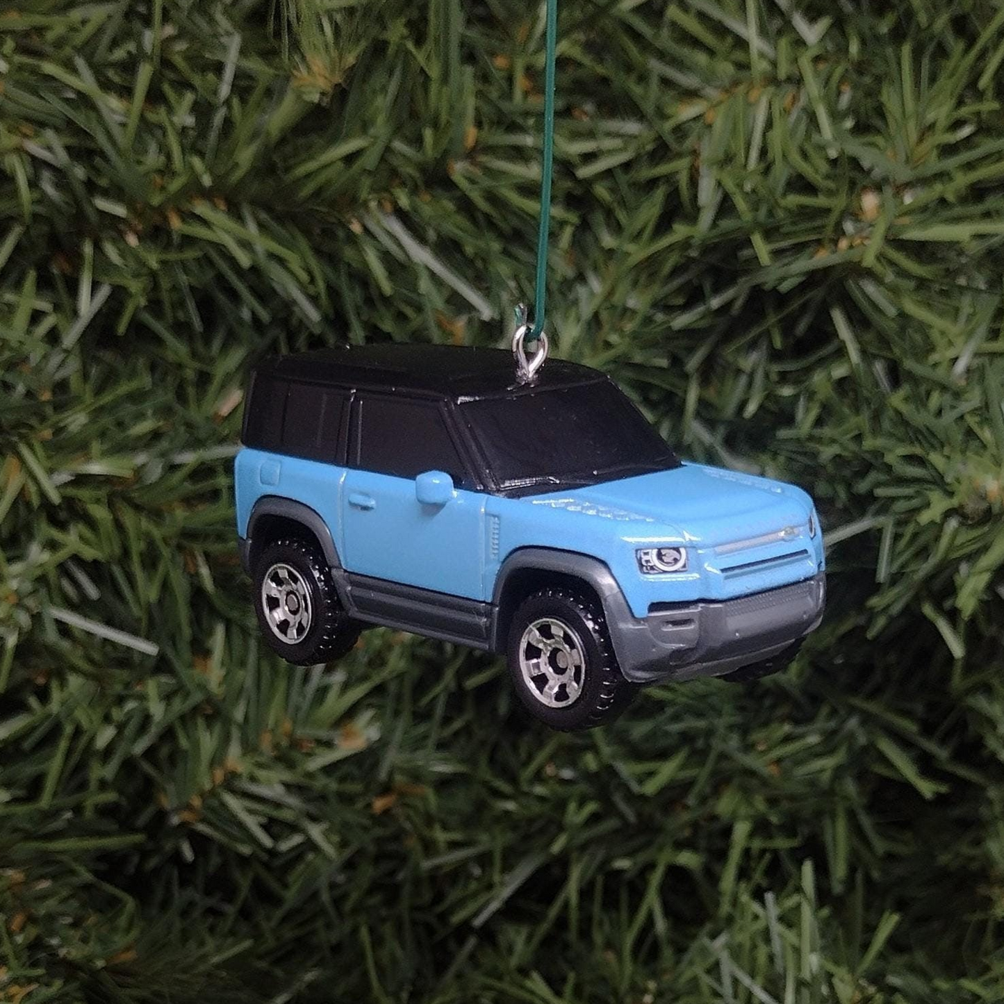 LAND ROVER DEFENDER Ornament 2020 Christmas Tree Decoration Unique Xmas Gift Idea Blue 4x4 suv