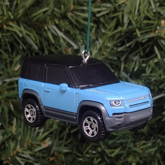 LAND ROVER 2020 DEFENDER Ornament Christmas Tree Decoration Unique Gift Blue Green 4x4 suv