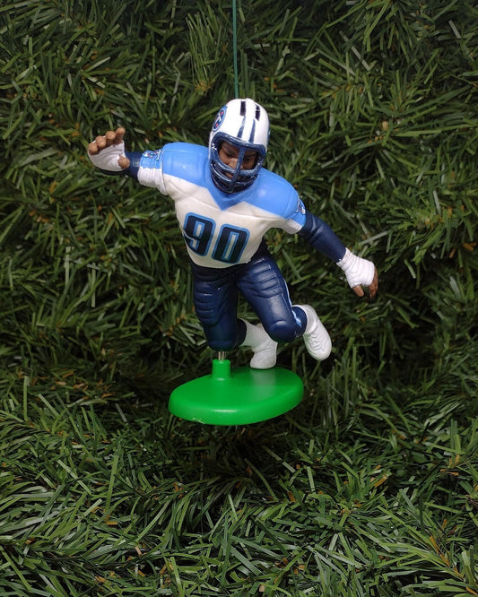 TENNESSEE TITANS Ornament Christmas gift idea Jevon Kearse unique Xmas tree decoration NFL football figure