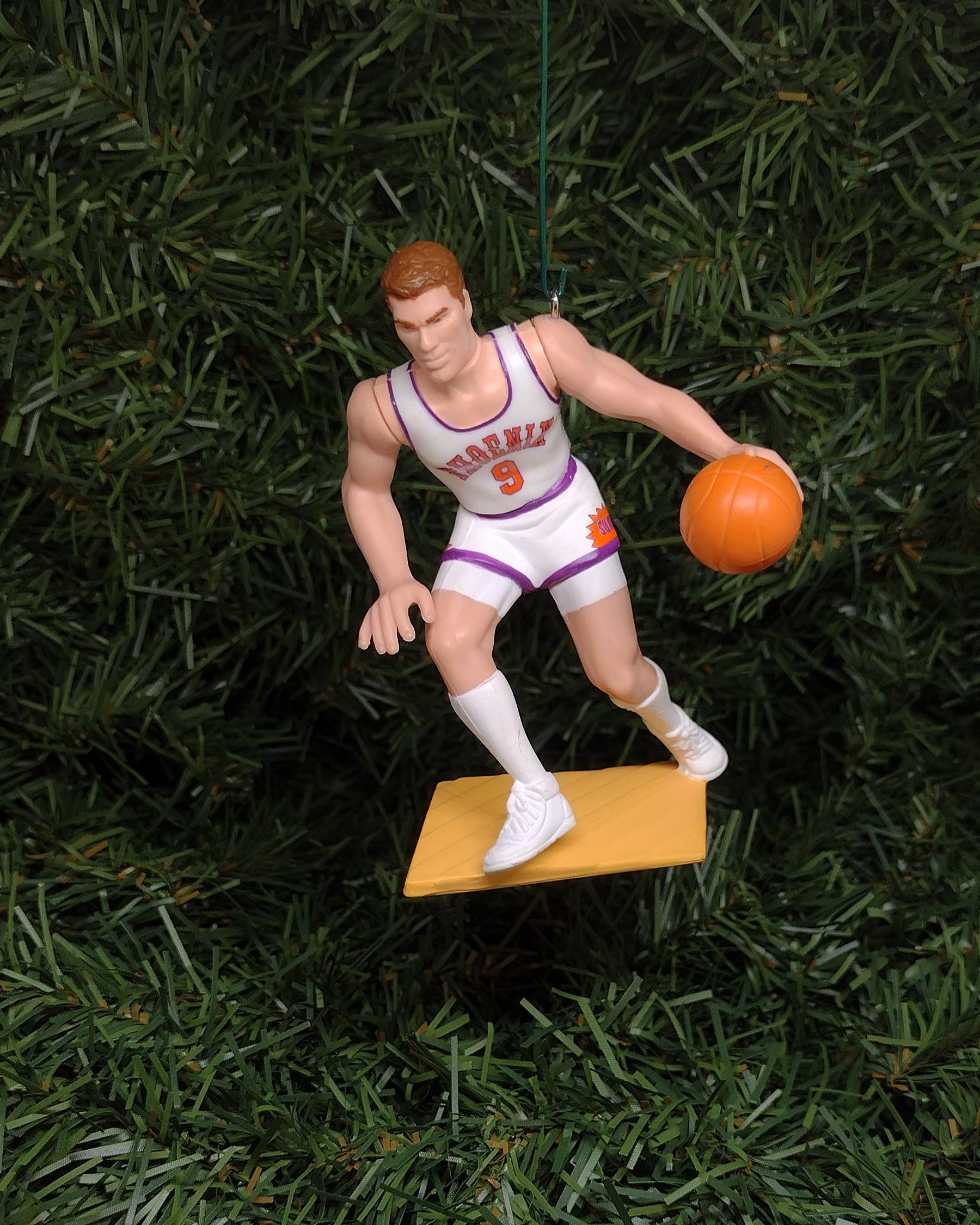 PHOENIX SUNS ornaments Charles Barkley/Dan Majerle/Jason Kidd/Kevin Johnson/Tom Chambers Christmas tree decoration nba basketball Xmas gift