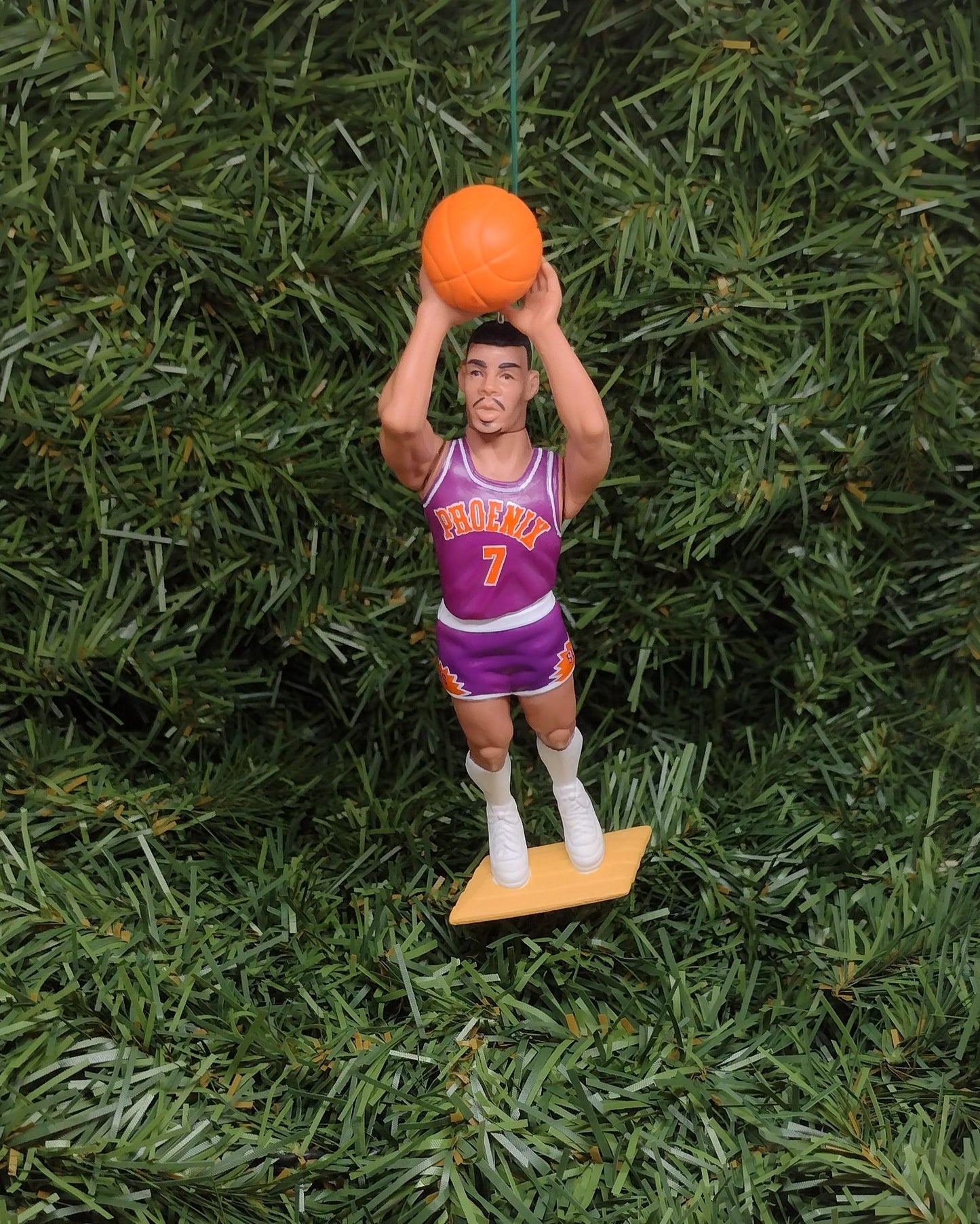 PHOENIX SUNS ornaments Charles Barkley/Dan Majerle/Jason Kidd/Kevin Johnson/Tom Chambers Christmas tree decoration nba basketball Xmas gift