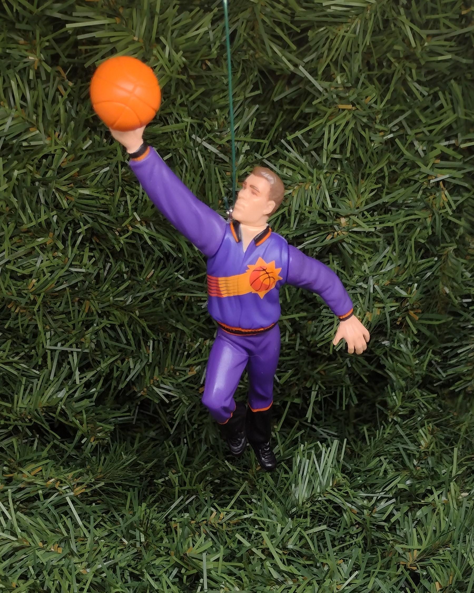 PHOENIX SUNS Christmas Ornament Charles Barkley/Dan Majerle/Jason Kidd/Kevin Johnson Unique Gift Idea NBA Basketball Xmas Tree Decoration