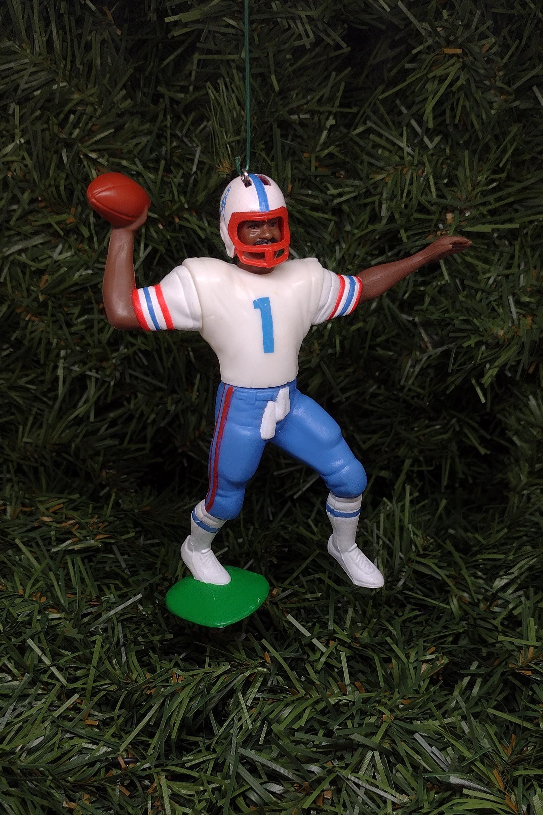 Warren Moon Houston Oilers Ornament Christmas Gift Idea Unique Xmas Tree Decoration NFL Football Figure