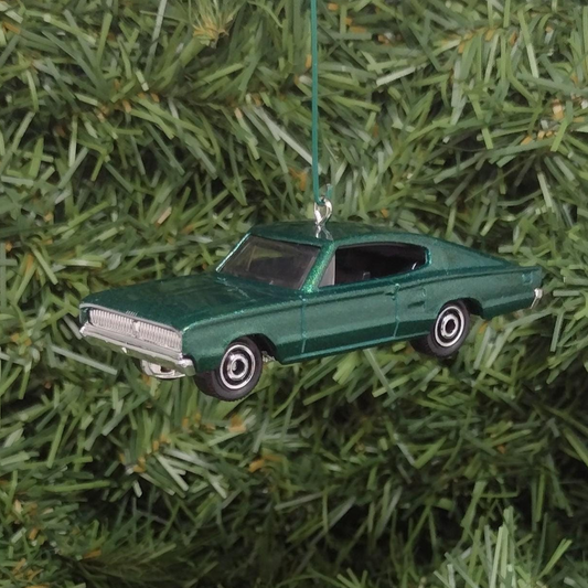 DODGE CHARGER Ornament 1966 Christmas Gift Idea Unique Xmas Tree Decoration 1967 Mopar Muscle Car