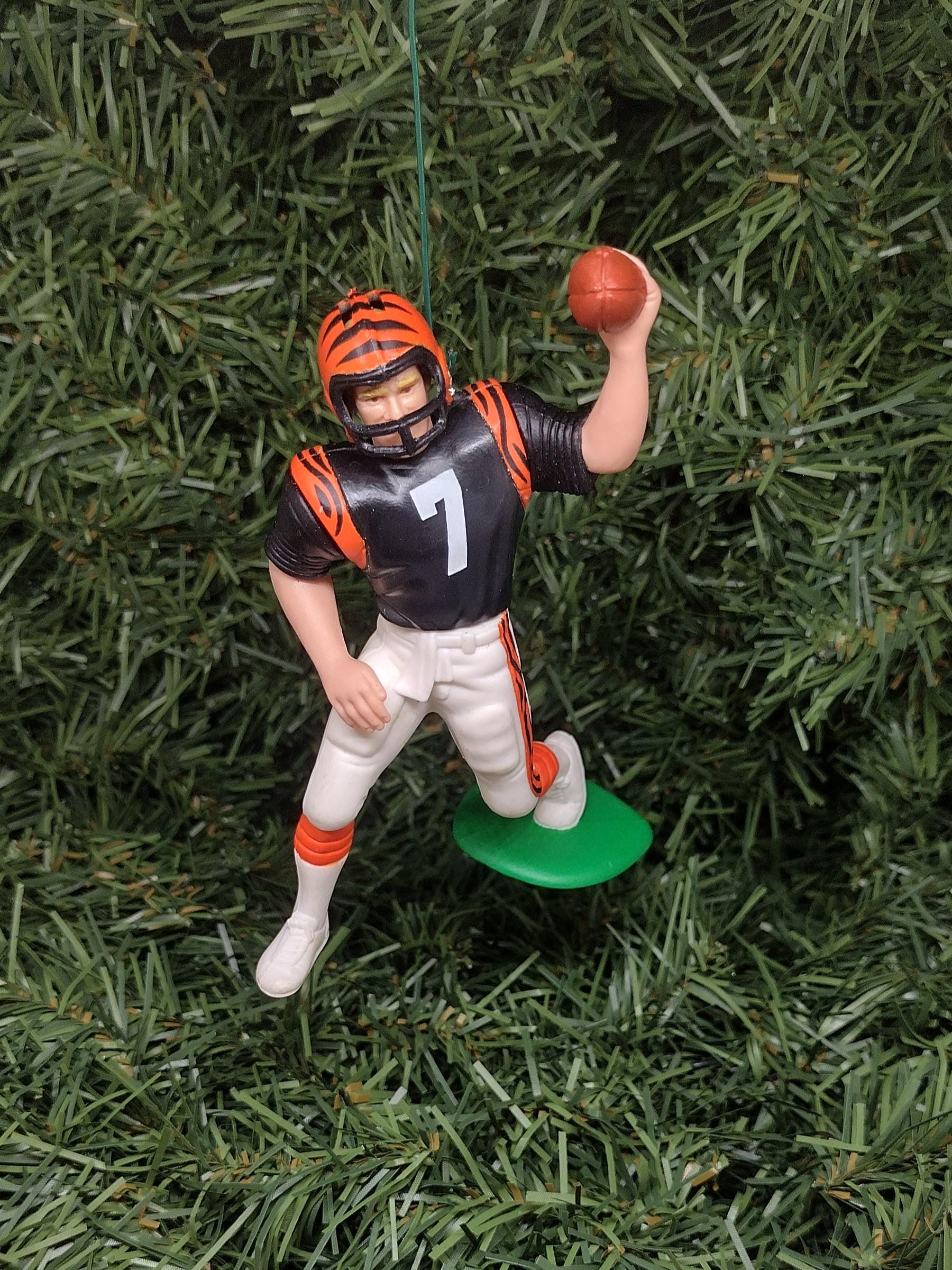 Boomer Esiason CINCINNATI BENGALS Christmas tree ornament NFL football unique gift idea