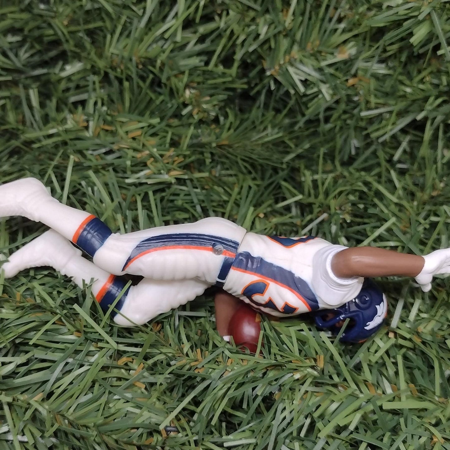 Denver Broncos Ornament Terrell Davis Christmas Gift Idea Unique Xmas Tree Decoration NFL Football Figure