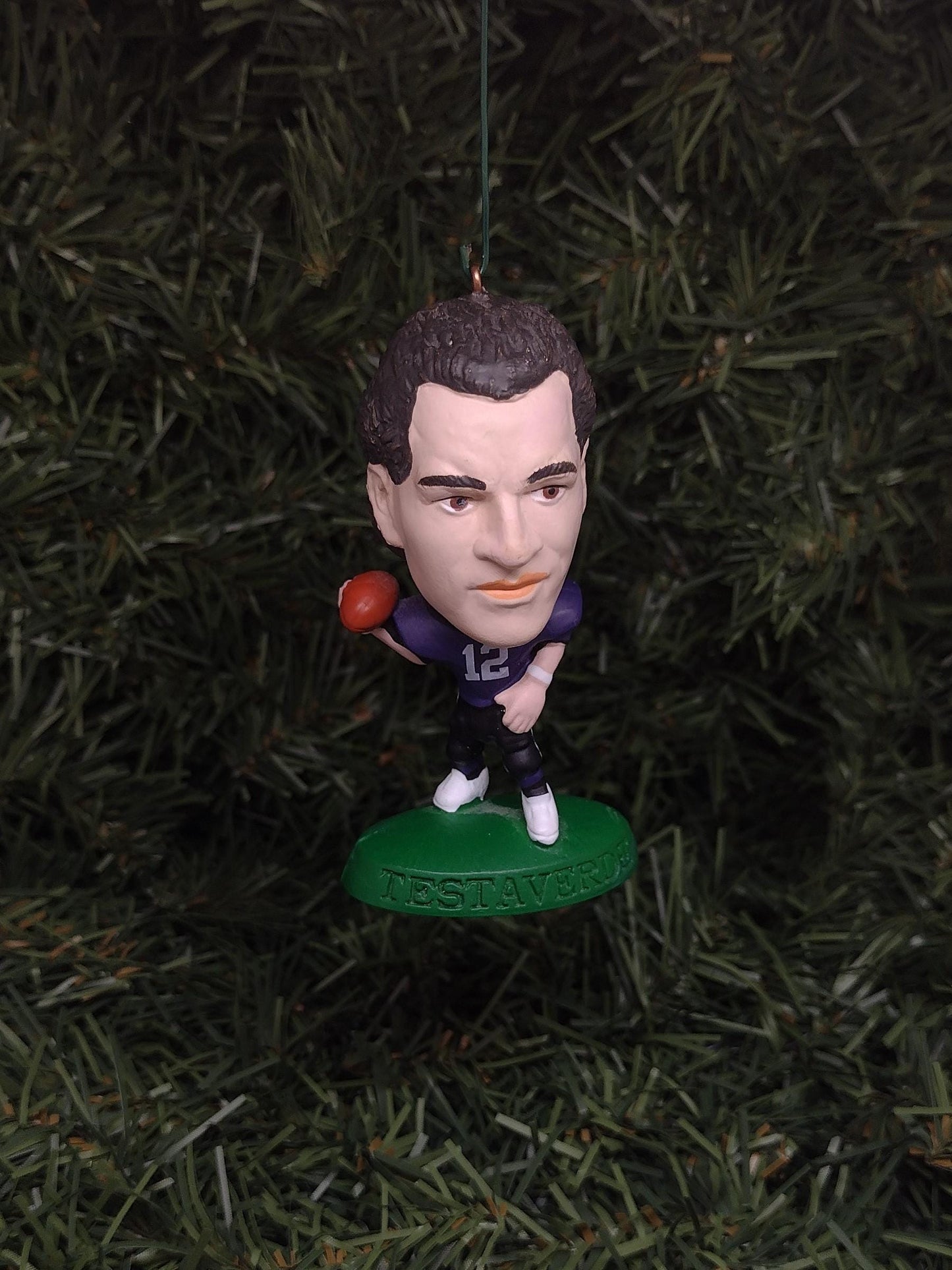 BALTIMORE RAVENS Christmas tree ornaments Eric Turner/Jim Harbaugh/Vinny Testaverde/Jonathan Ogden xmas NFL football figure unique gift