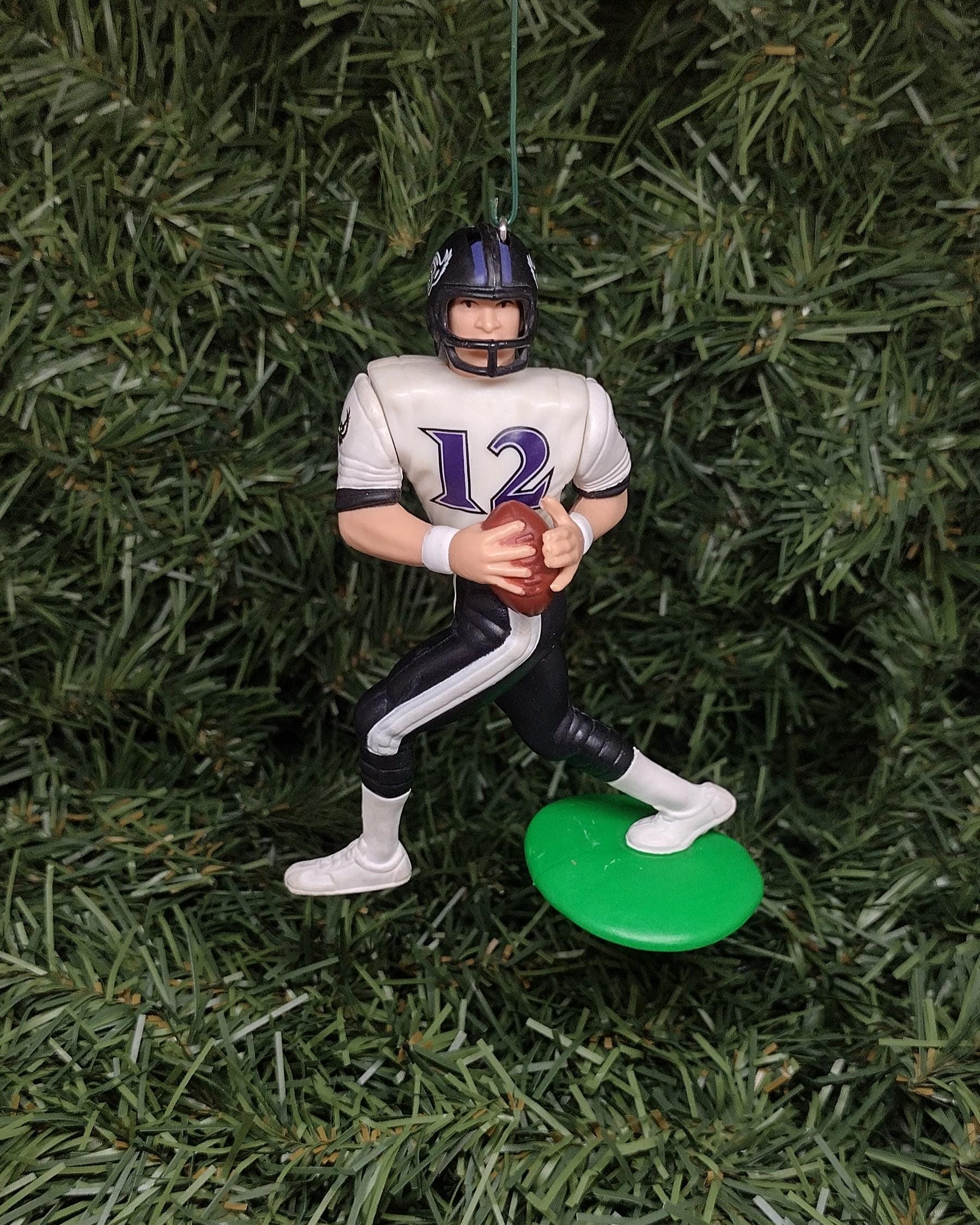 BALTIMORE RAVENS Christmas tree ornaments Eric Turner/Jim Harbaugh/Vinny Testaverde/Jonathan Ogden xmas NFL football figure unique gift