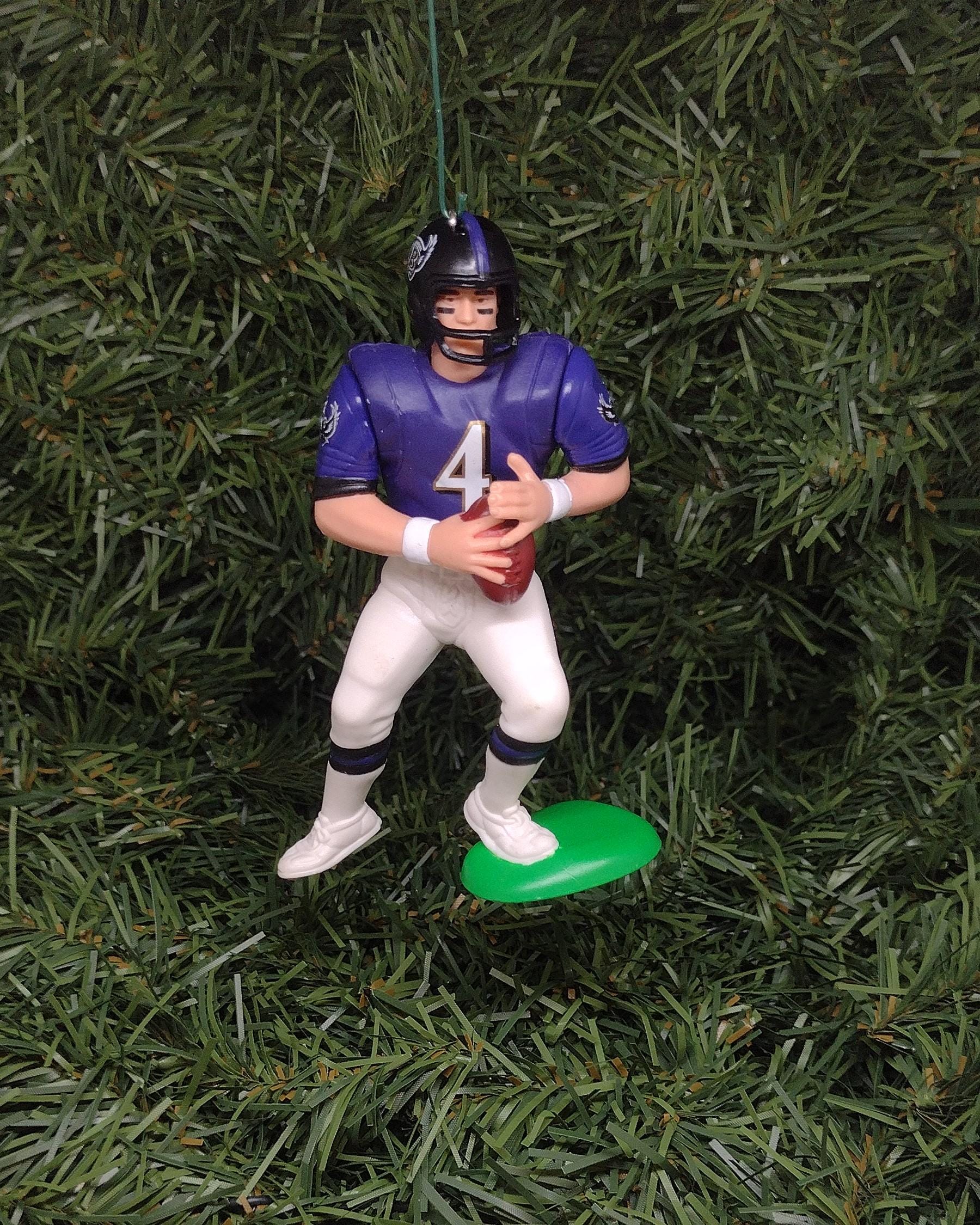 BALTIMORE RAVENS Christmas tree ornaments Eric Turner/Jim Harbaugh/Vinny Testaverde/Jonathan Ogden xmas NFL football figure unique gift