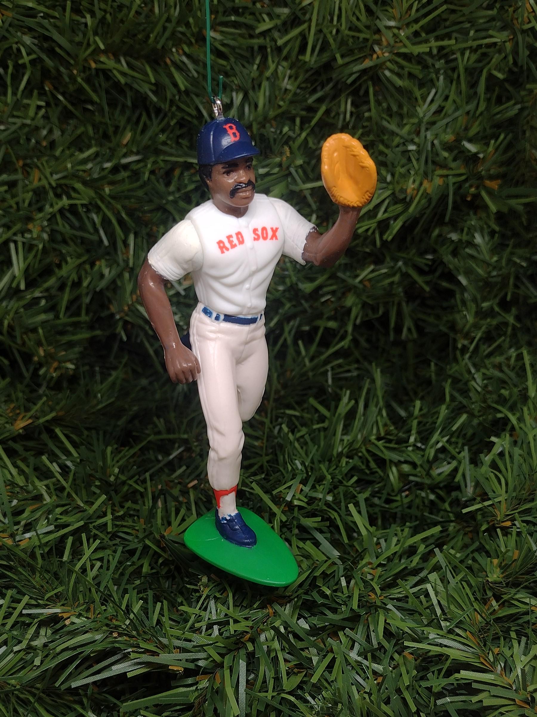 BOSTON RED SOX Christmas Ornaments Wade Boggs/Pedro Martinez/Lee Smith/Dwight Evans Mlb Baseball Xmas Figure Unique Gift Idea