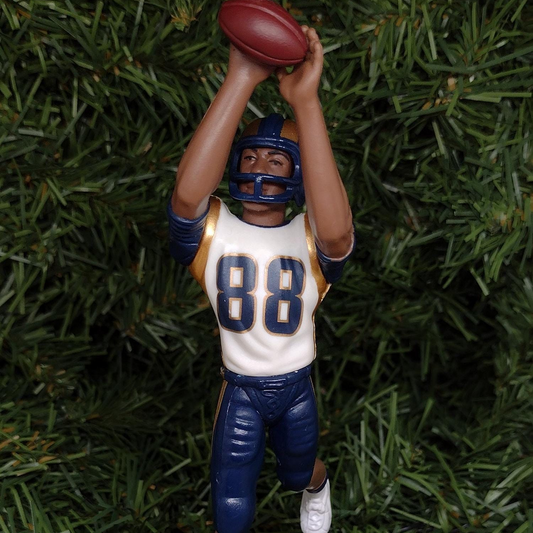 LOS ANGELES RAMS NFL Christmas Ornament Torry Holt Unique Gift Football Figure Saint Louis