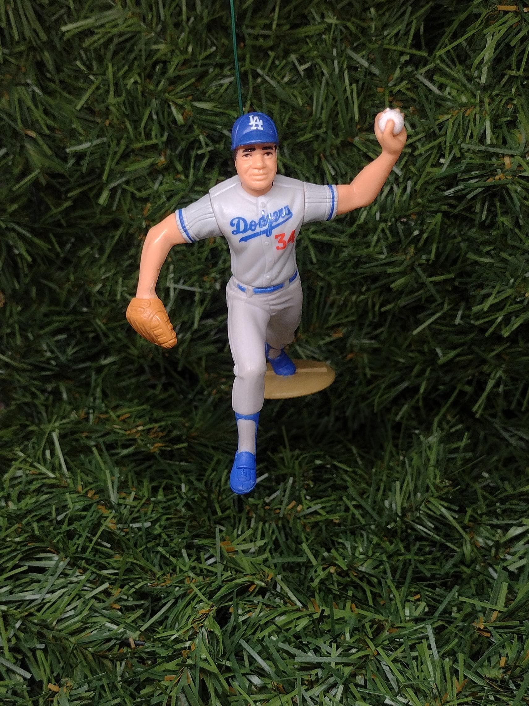 LOS ANGELES DODGERS Ornaments Christmas Tree Decoration Mike Piazza-Orel Hershiser-Raul Mondesi-Hideo Nomo Mlb Baseball Unique Gift Idea