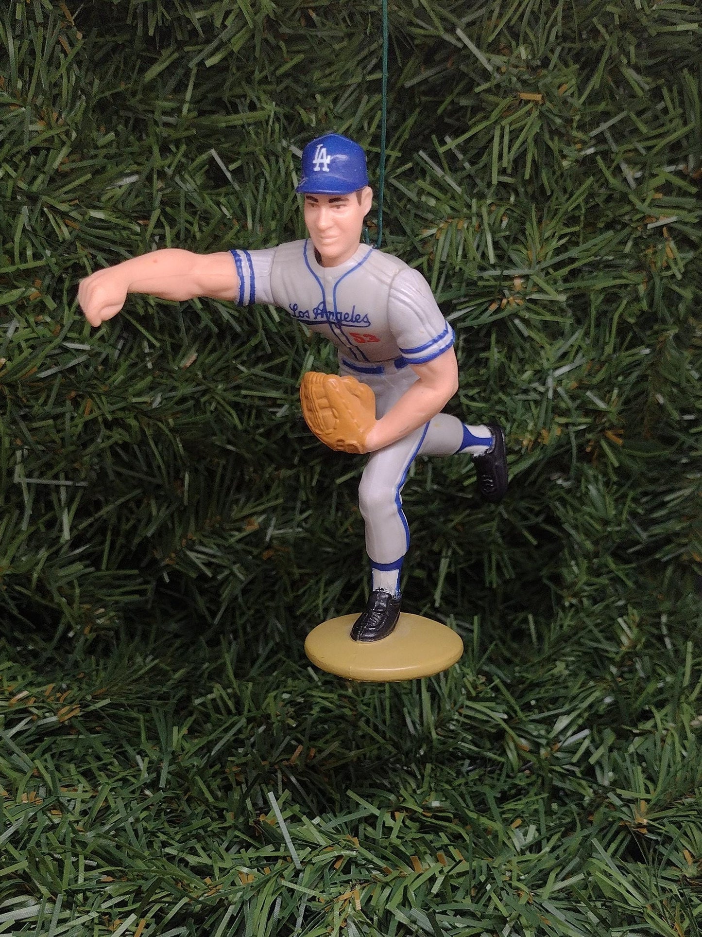 LOS ANGELES DODGERS ornament Christmas tree decoration Don Drysdale mlb baseball xmas figure unique gift idea