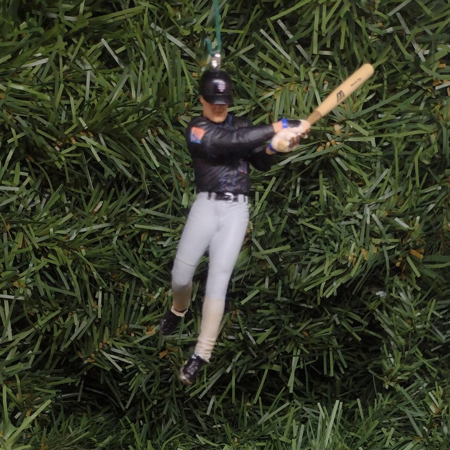 NEW YORK METS Christmas Ornament Mike Piazza Unique Gift Idea Mlb Baseball Figure Xmas Tree Decoration 3 inch