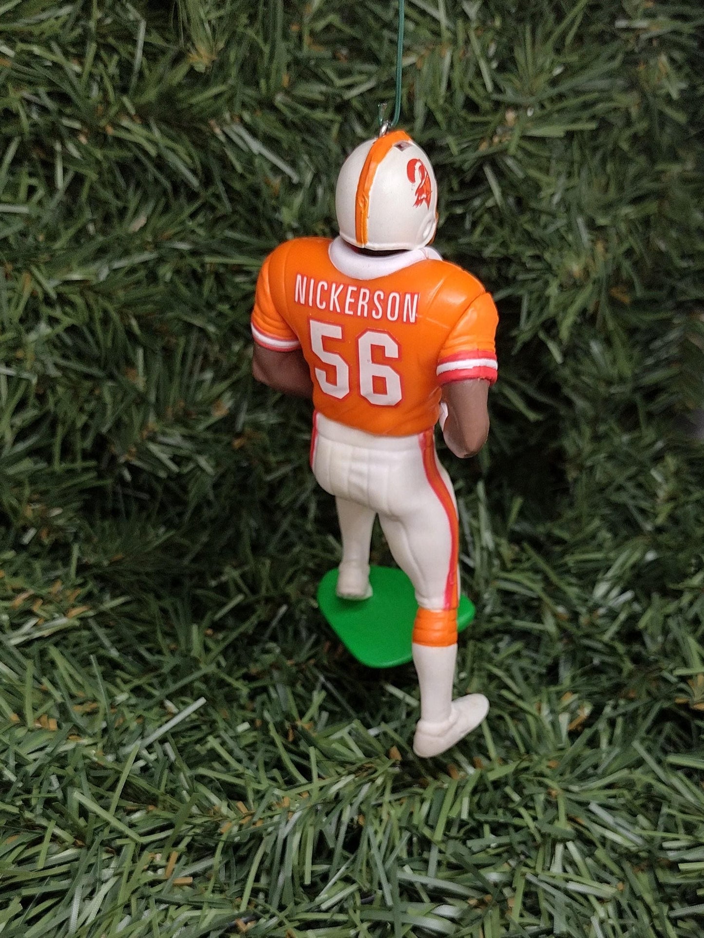 TAMPA BAY BUCS ornaments Keyshawn Johnson/Hardy Nickerson/Trent Dilfer Buccaneers Christmas gift idea Xmas tree nfl figure