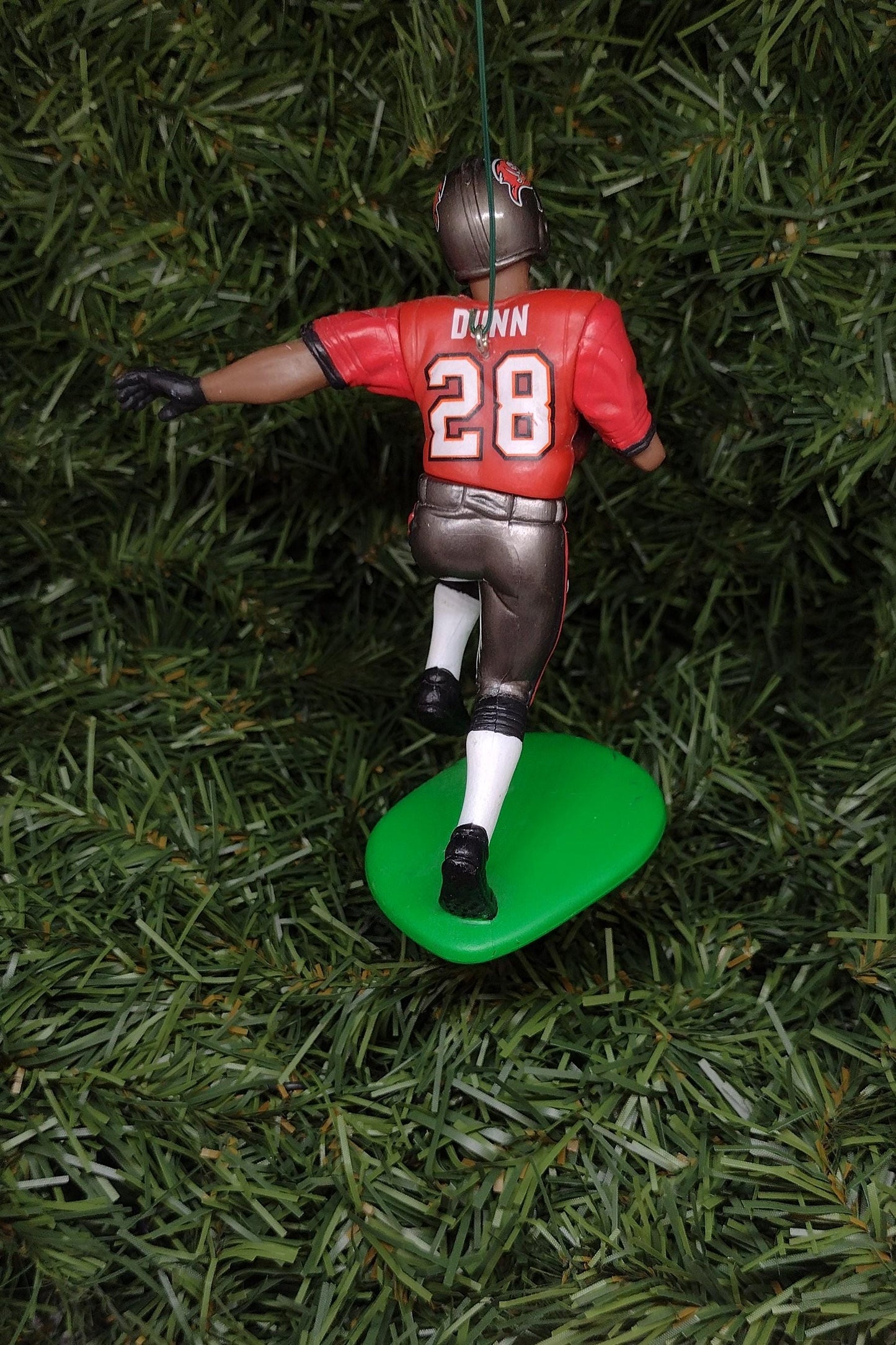 TAMPA BAY BUCS ornament Warrick Dunn Christmas gift idea unique Xmas tree decoration nfl football figure Buccaneers