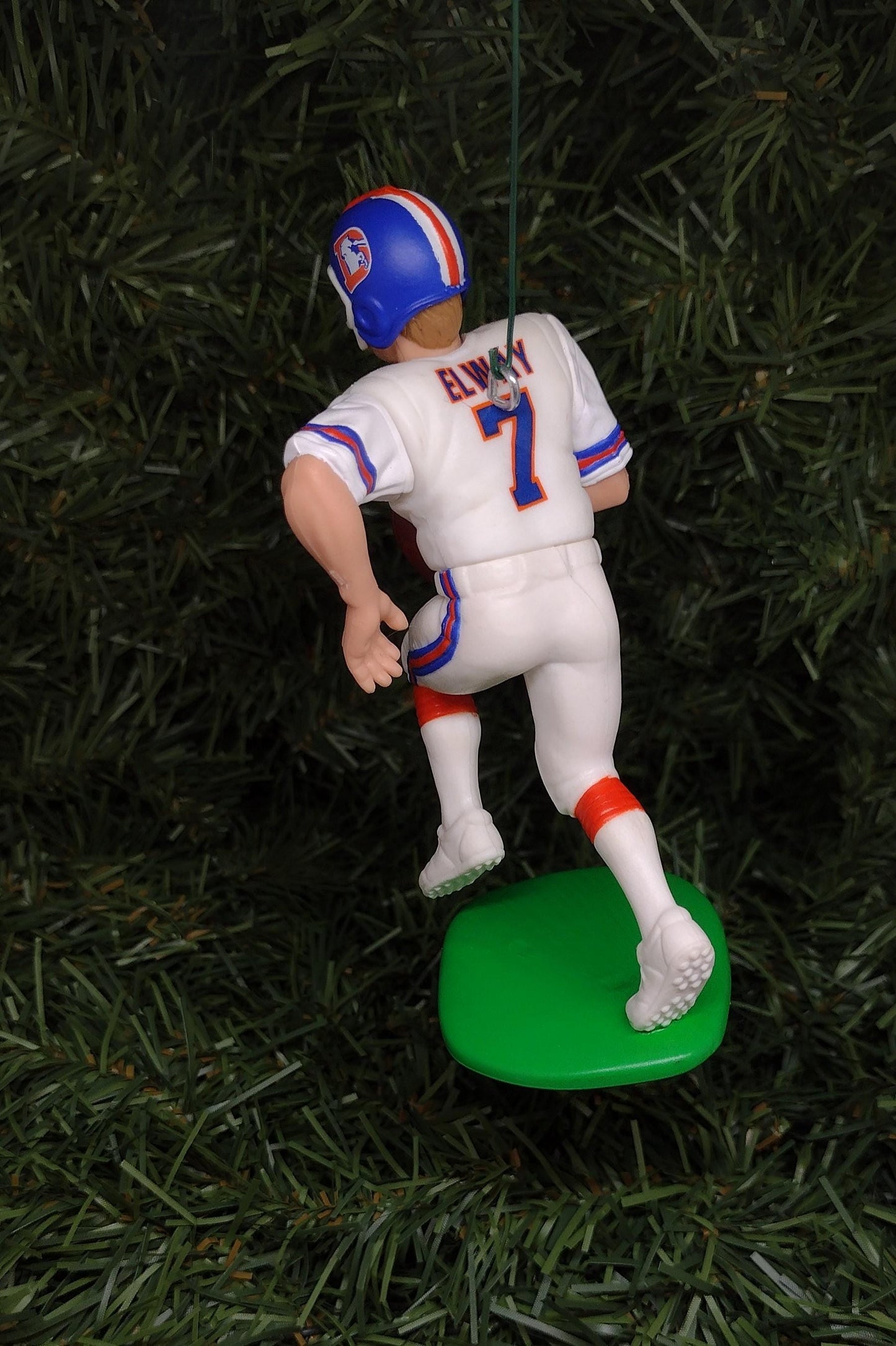 John Elway Denver Broncos Ornament Christmas Gift Idea NFL Football Figure Unique Xmas Tree Decoration