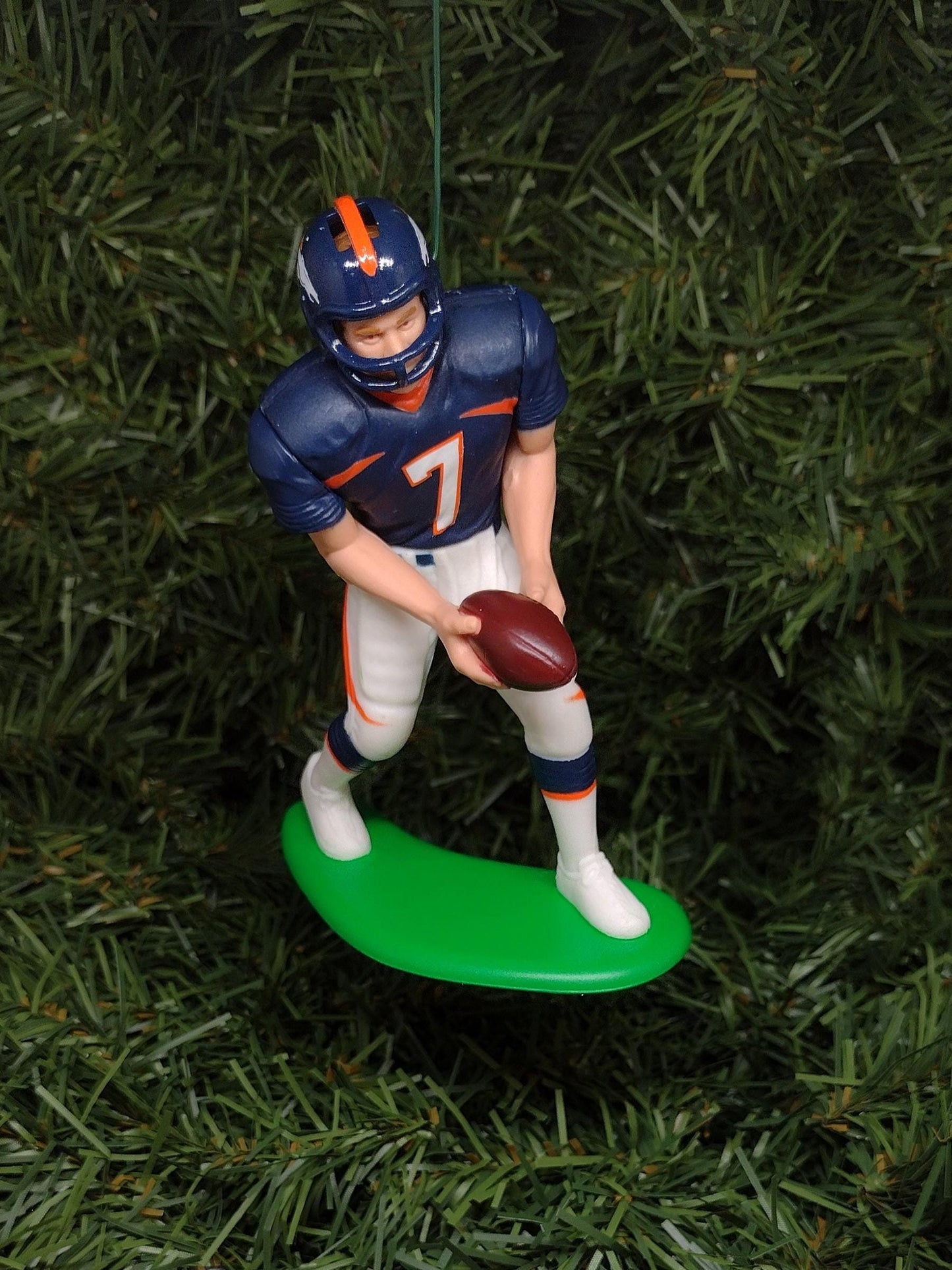 John Elway Denver Broncos Ornament Christmas Gift Idea NFL Football Figure Unique Xmas Tree Decoration