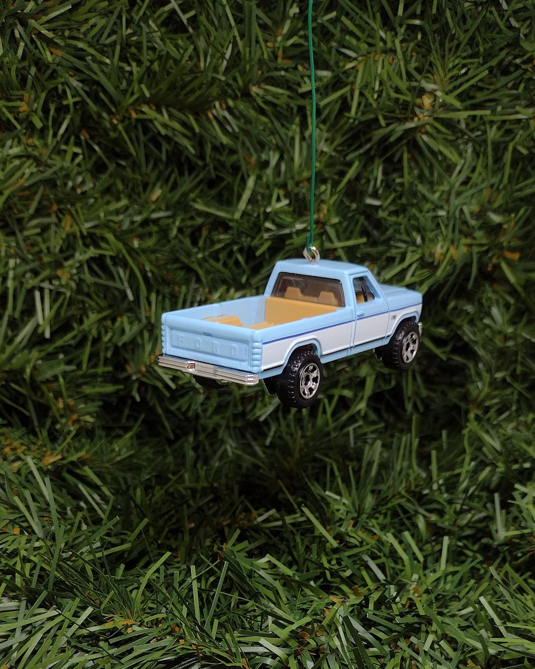 Ford F-150 Christmas Ornament 1986 F150 Pickup Truck Unique Gift Idea Xmas Tree Decoration 3 inch 1980 1981 1982 1983 1984 1985