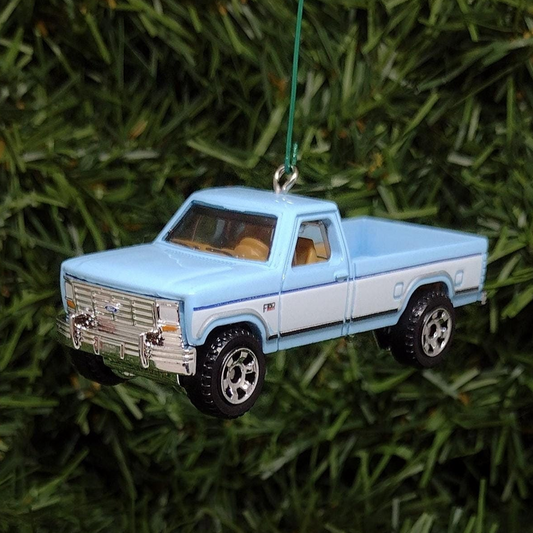 Ford F-150 Christmas Ornament 1986 F150 Pickup Truck Unique Gift Idea Xmas Tree Decoration 3 inch 1980 1981 1982 1983 1984 1985