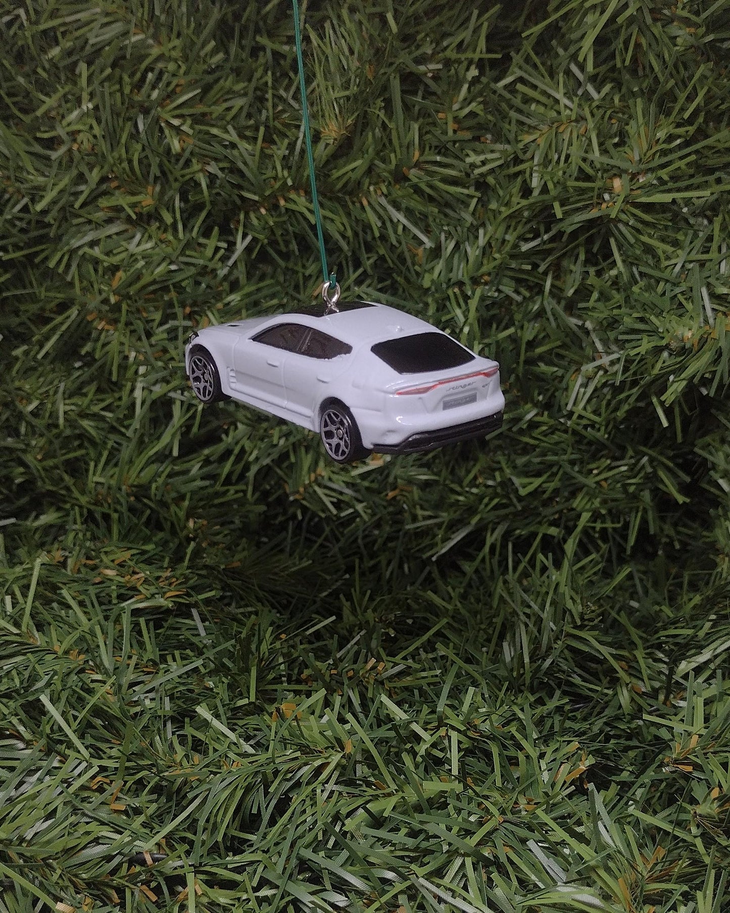 KIA STINGER 2019 GT Christmas Ornament Unique Gift Idea Xmas Tree Decoration 2018-2023 Light Gray