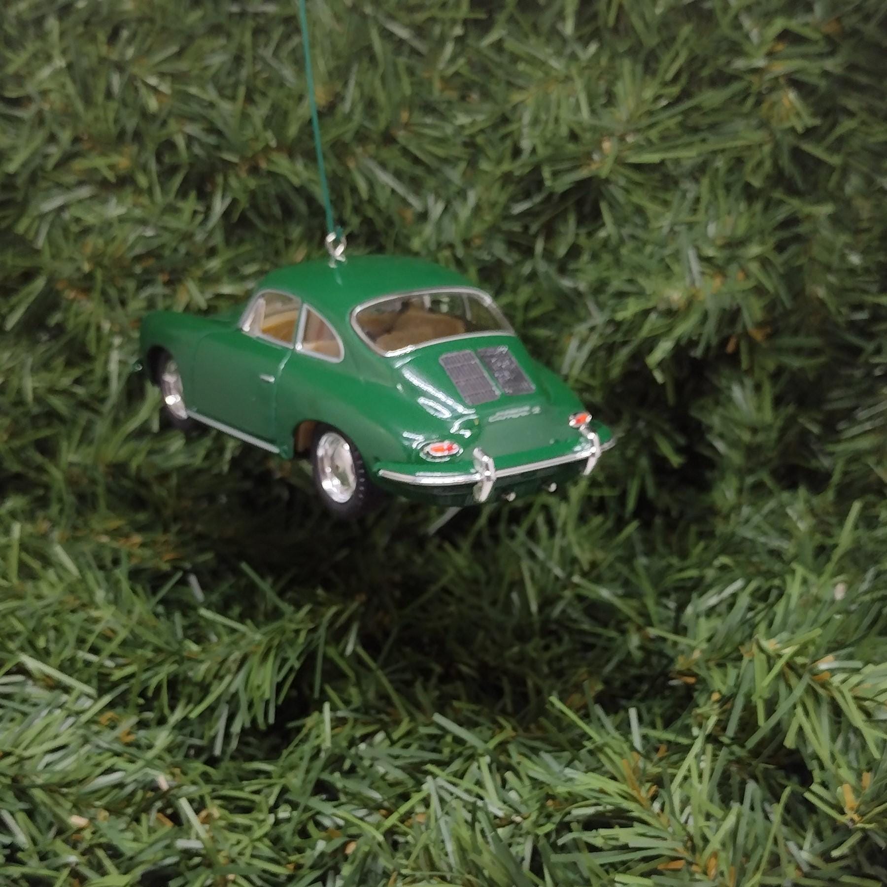 PORSCHE 356 B/C Ornament Christmas Tree Decoration Unique Gift Idea 1962-1965 Green