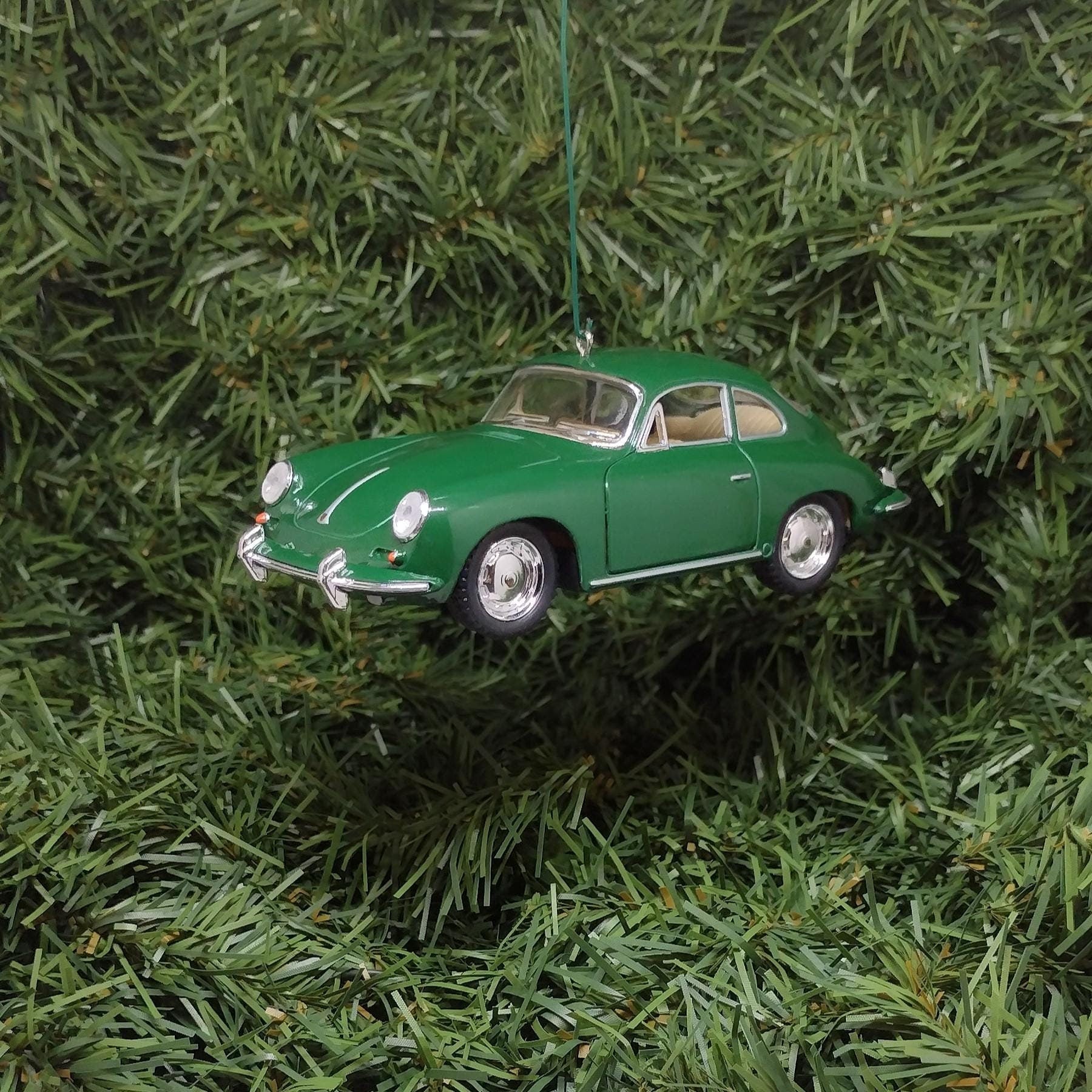 PORSCHE 356 B/C Ornament Christmas Tree Decoration Unique Gift Idea 1962-1965 Green