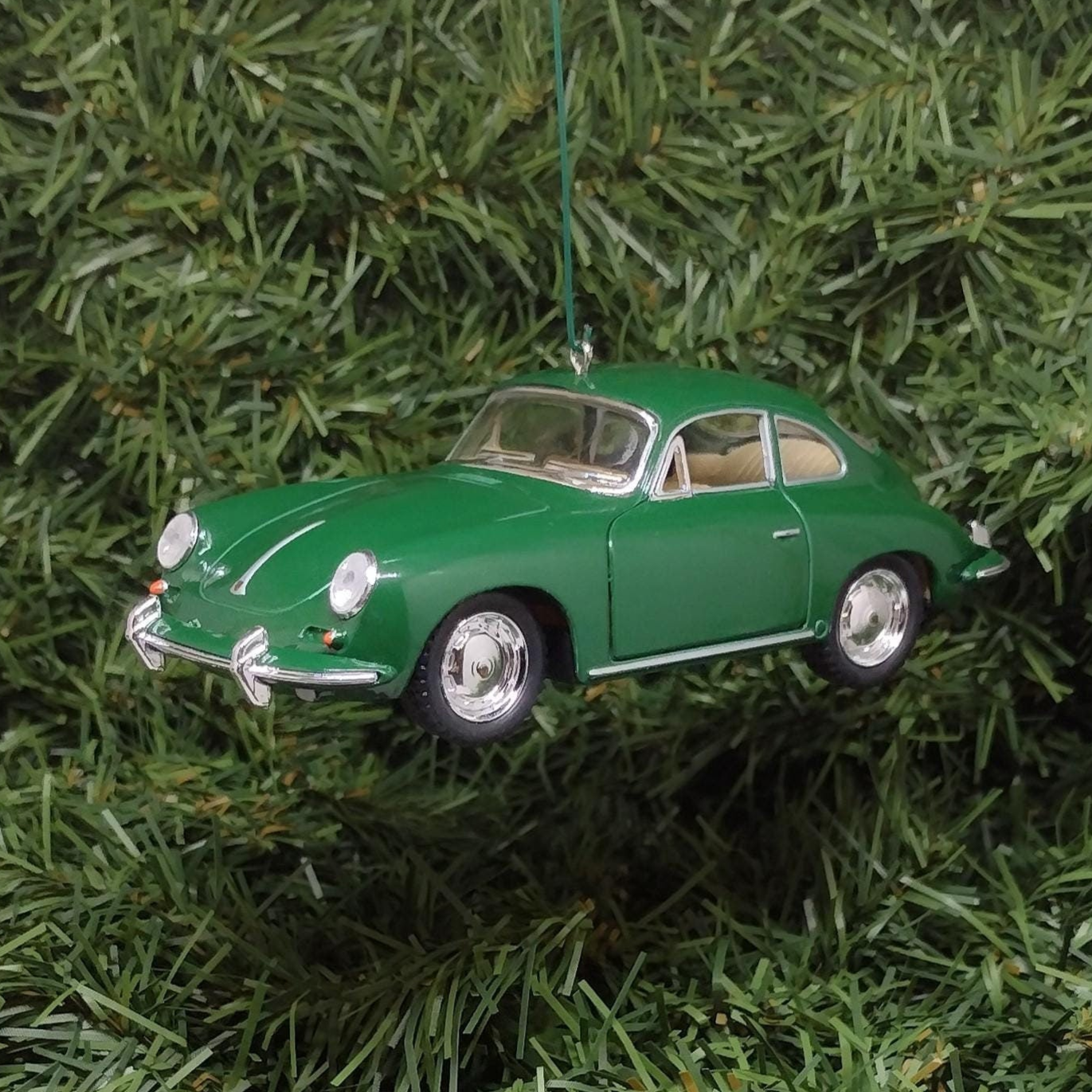 PORSCHE 356 B/C Ornament Christmas Tree Decoration Unique Gift Idea 1962-1965 Green
