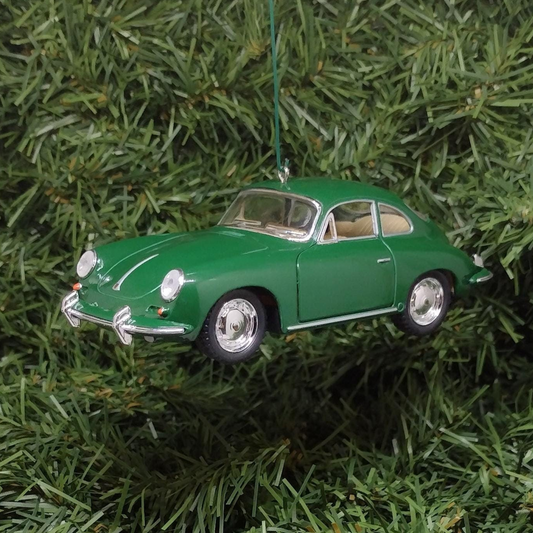 PORSCHE 356 B/C Ornament Christmas Tree Decoration Unique Gift Idea 1962-1965 Green
