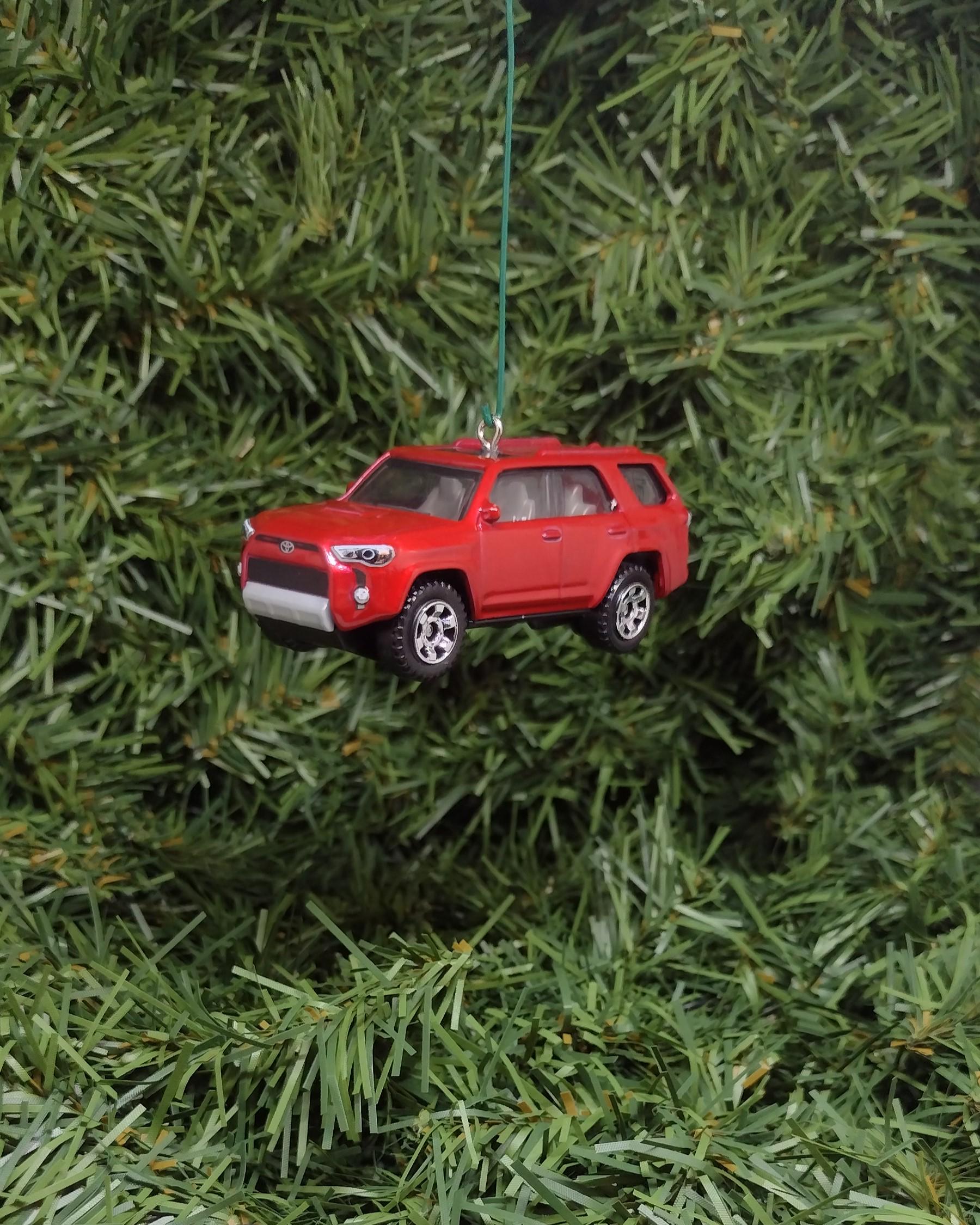 Toyota 4Runner Ornament Christmas Tree Decoration 4 Runner suv fun gift idea for car enthusiast unique xmas present nicely detailed