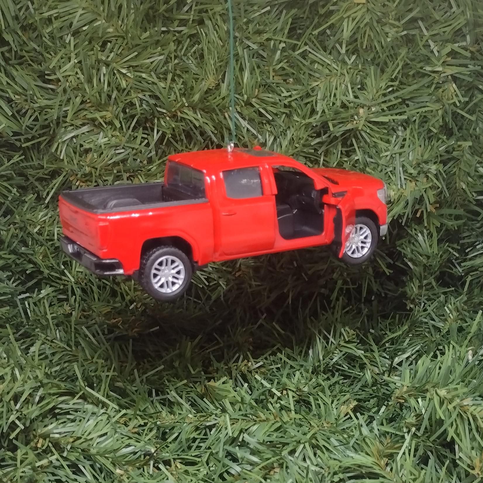 GMC SIERRA Ornament Christmas Tree Decoration Fun Automotive Xmas Gift Idea 5 Inch 2019 Pickup Truck Red 2020 2021