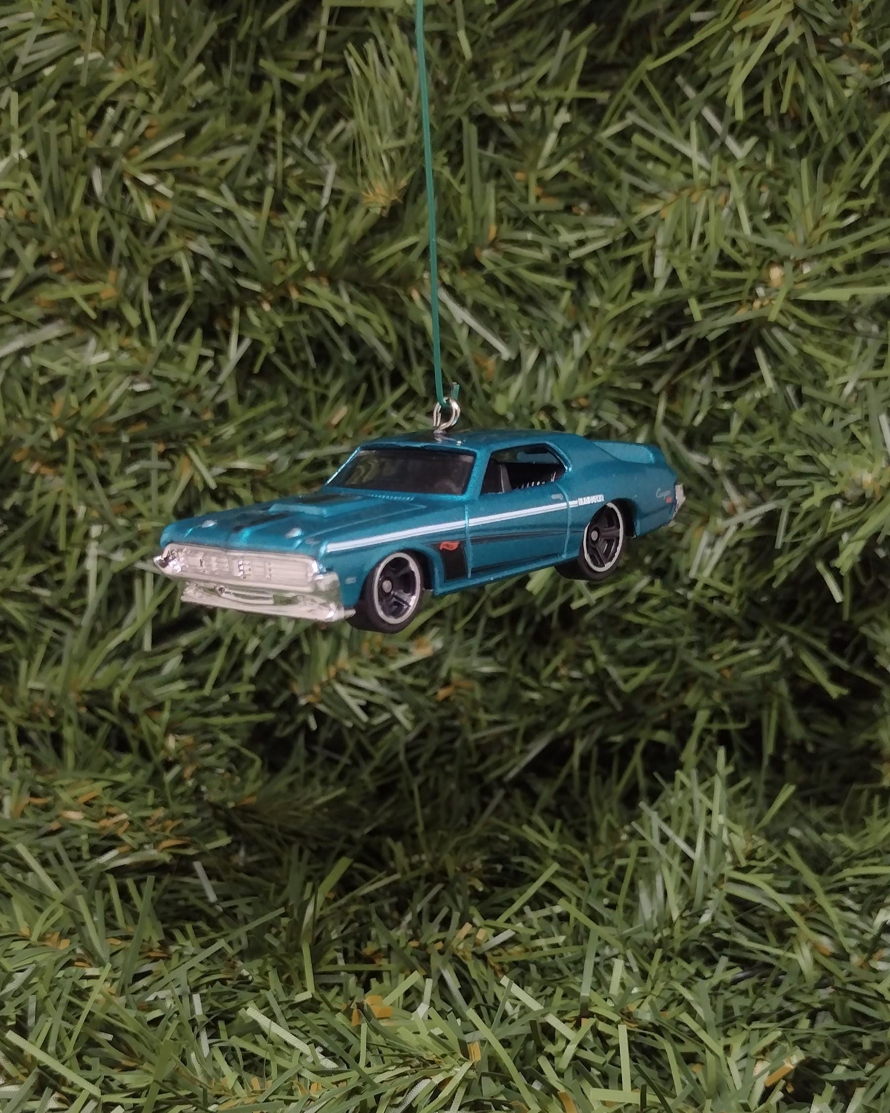 Mercury Cougar Christmas Ornament 1969 Eliminator Unique Gift Idea Xmas Tree decoration