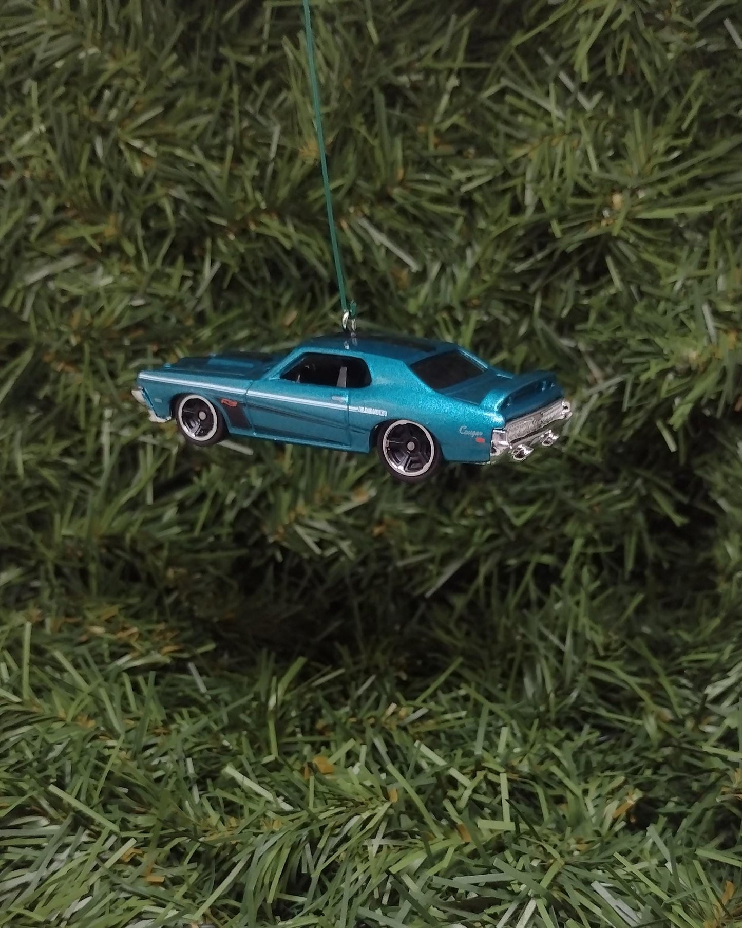 Mercury Cougar Christmas Ornament 1969 Eliminator Unique Gift Idea Xmas Tree decoration