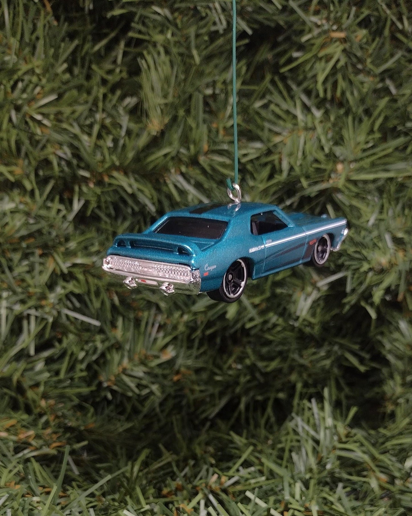 Mercury Cougar Christmas Ornament 1969 Eliminator Unique Gift Idea Xmas Tree decoration