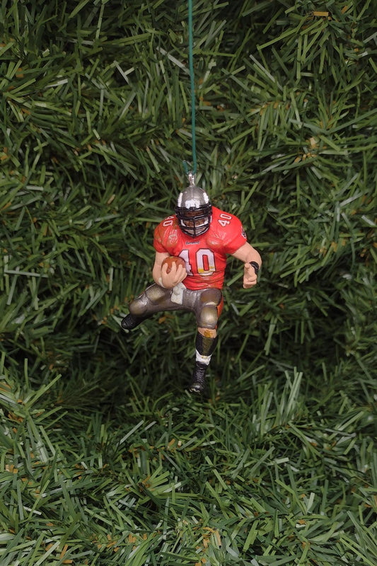 TAMPA BAY BUCS Christmas Ornament Mike Alstott Unique Gift Idea Xmas Tree Decoration Buccaneers Nfl Football Figure