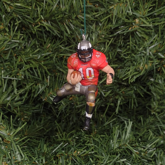 TAMPA BAY BUCS Christmas Ornament Mike Alstott Unique Gift Idea Xmas Tree Decoration Buccaneers Nfl Football Figure