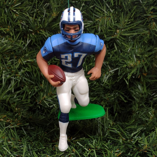 Eddie George TENNESSEE TITANS Christmas Ornament NFL Football Figure Xmas Gift