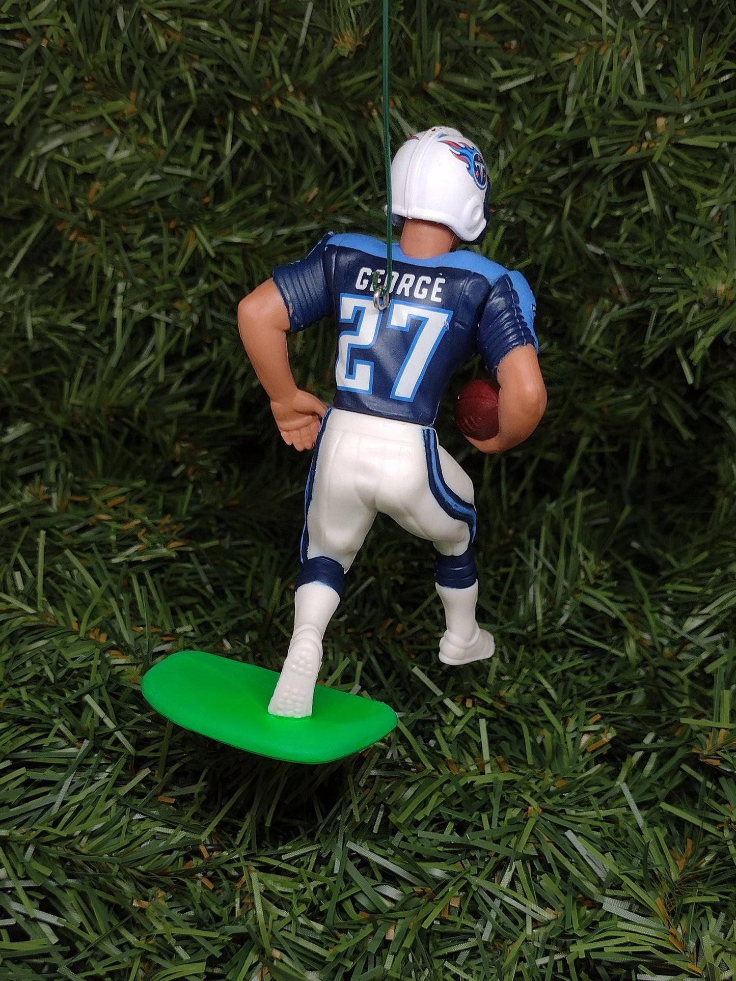 Eddie George TENNESSEE TITANS Christmas tree ornament xmas nfl football figure unique gift idea