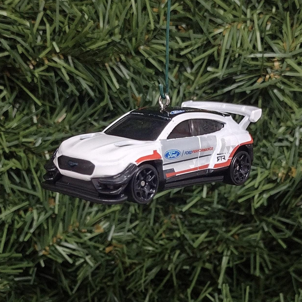 Ford Mustang Mach E 1400 HP RTR Christmas Ornament Unique Gift Idea Xmas Tree Decoration