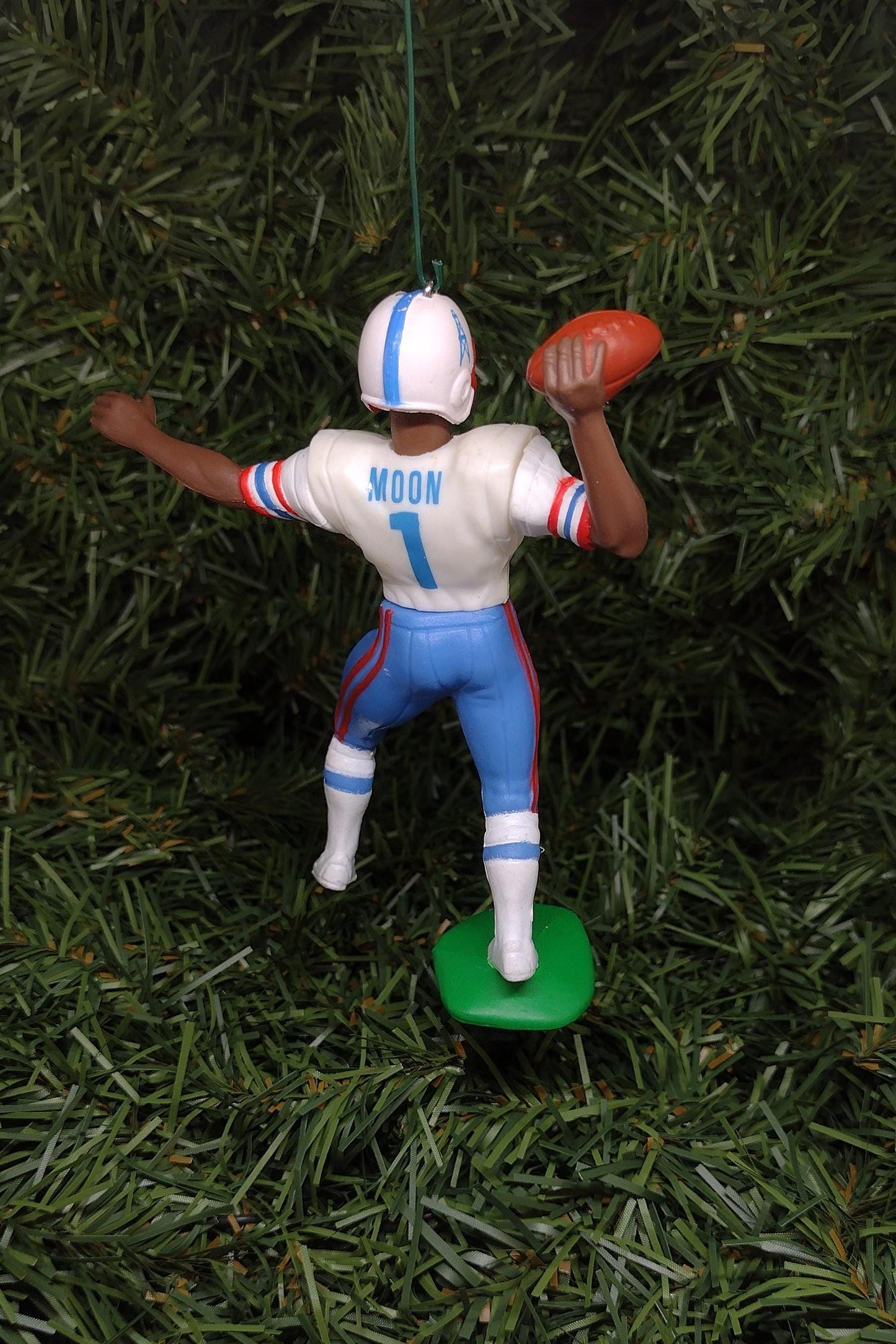 Warren Moon Houston Oilers Ornament Christmas Gift Idea Unique Xmas Tree Decoration NFL Football Figure