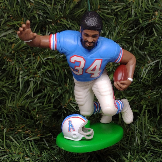 HOUSTON OILERS NFL Christmas Ornaments Earl Campbell/Eddie George/Lorenzo White Football Figure Gift Idea