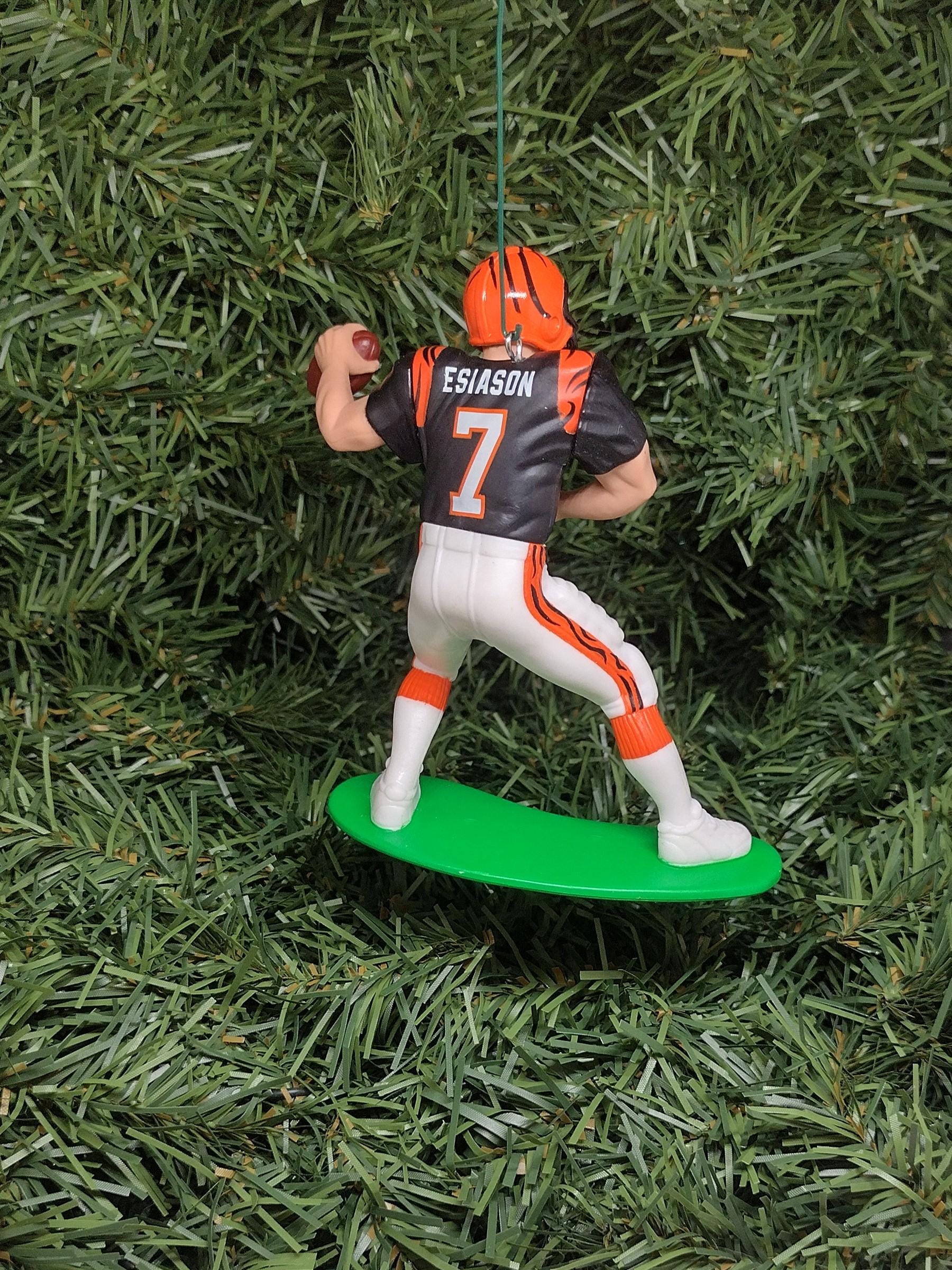 Boomer Esiason CINCINNATI BENGALS Christmas tree ornament NFL football unique gift idea