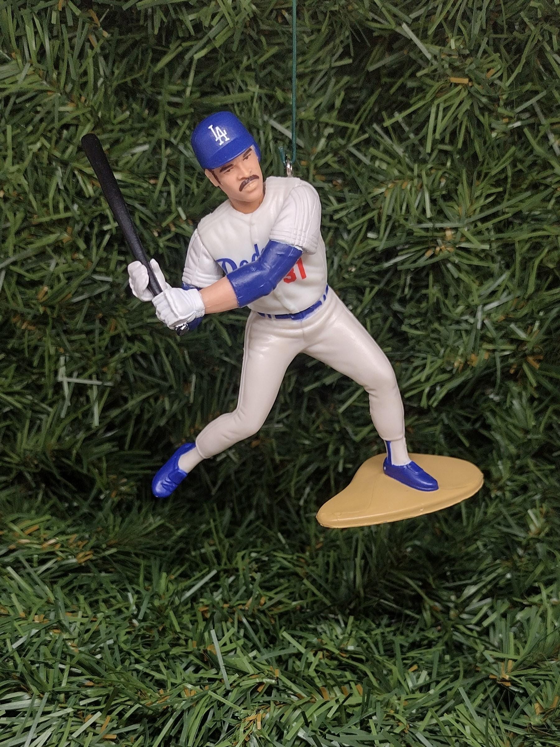 Los Angeles Dodgers Ornament Mike Piazza Christmas gift idea mlb baseball figure unique xmas tree decoration