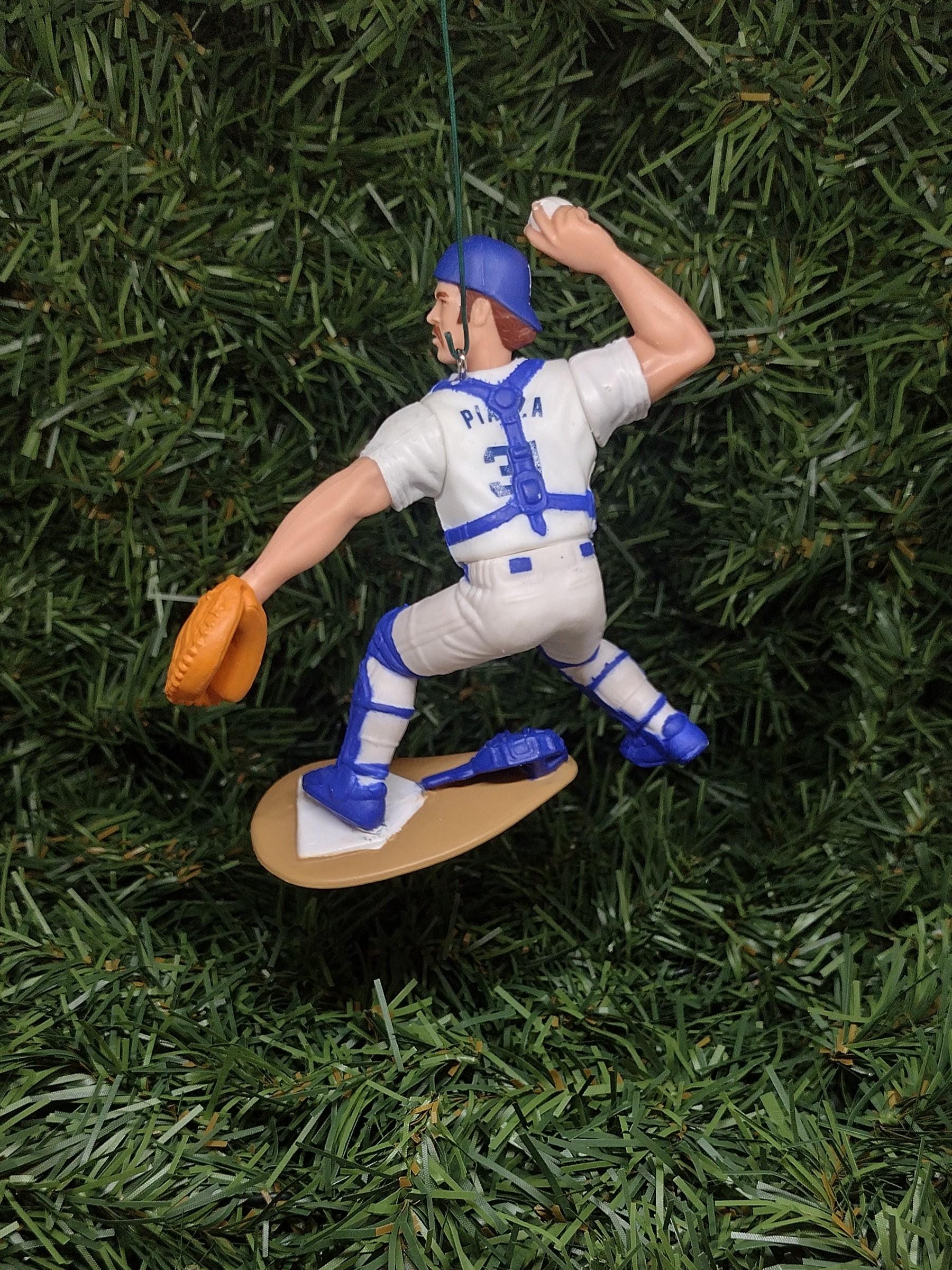 Los Angeles Dodgers Ornament Mike Piazza Christmas gift idea mlb baseball figure unique xmas tree decoration